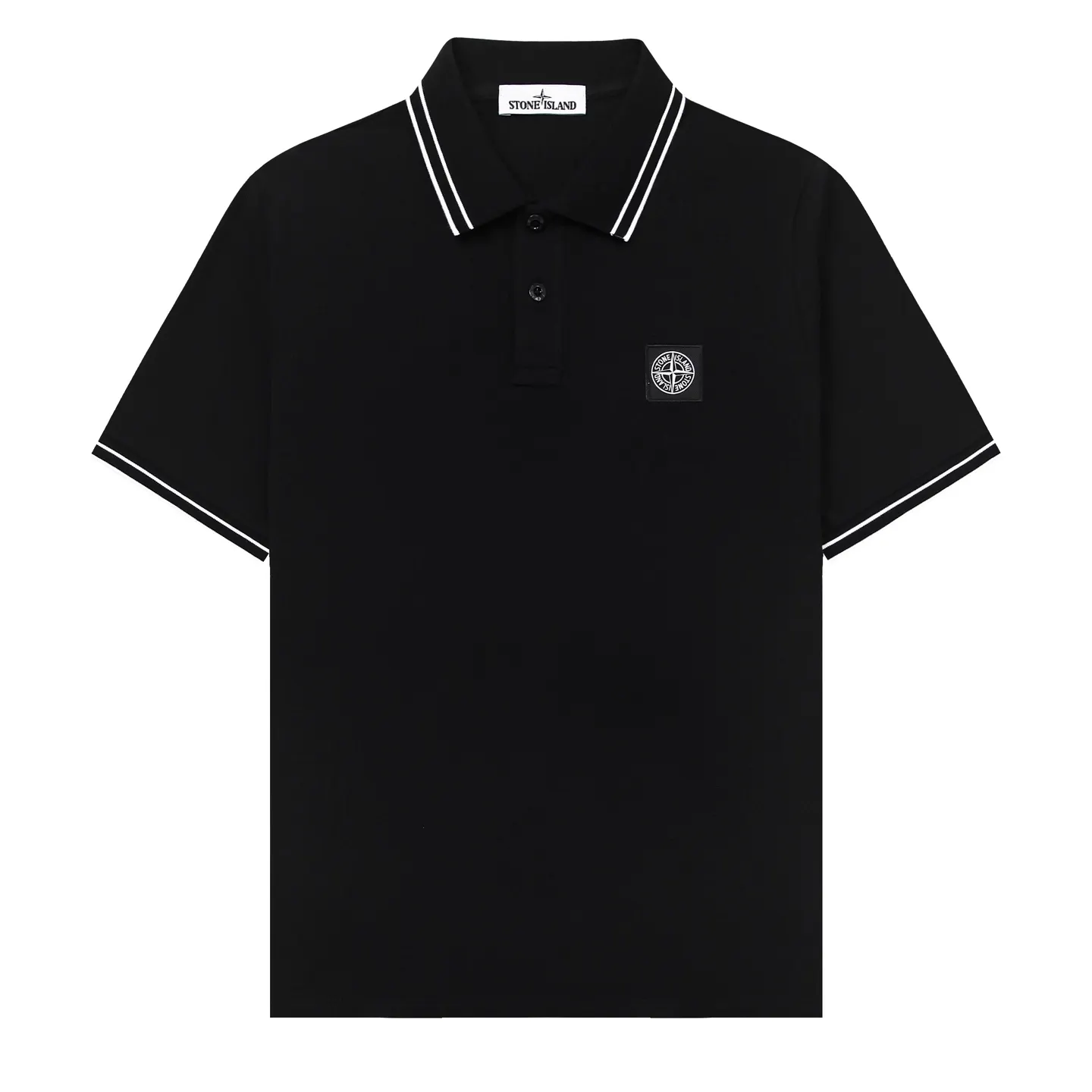 Logo-Patch Tipped Stretch-Piqué Polo Shirt D12511991