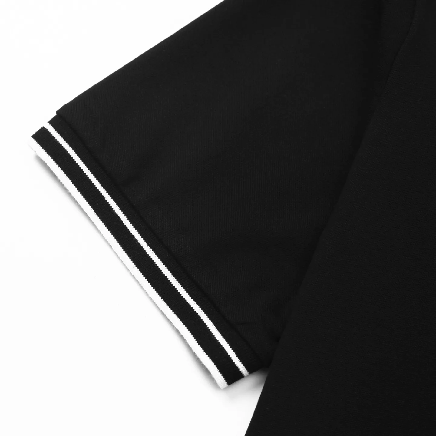 Logo-Patch Tipped Stretch-Piqué Polo Shirt D12511991 — view 7