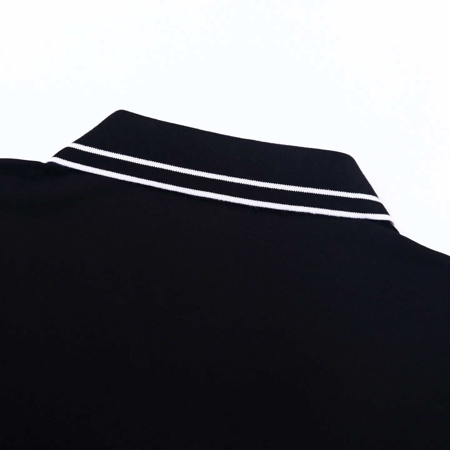 Logo-Patch Tipped Stretch-Piqué Polo Shirt D12511991 — view 8