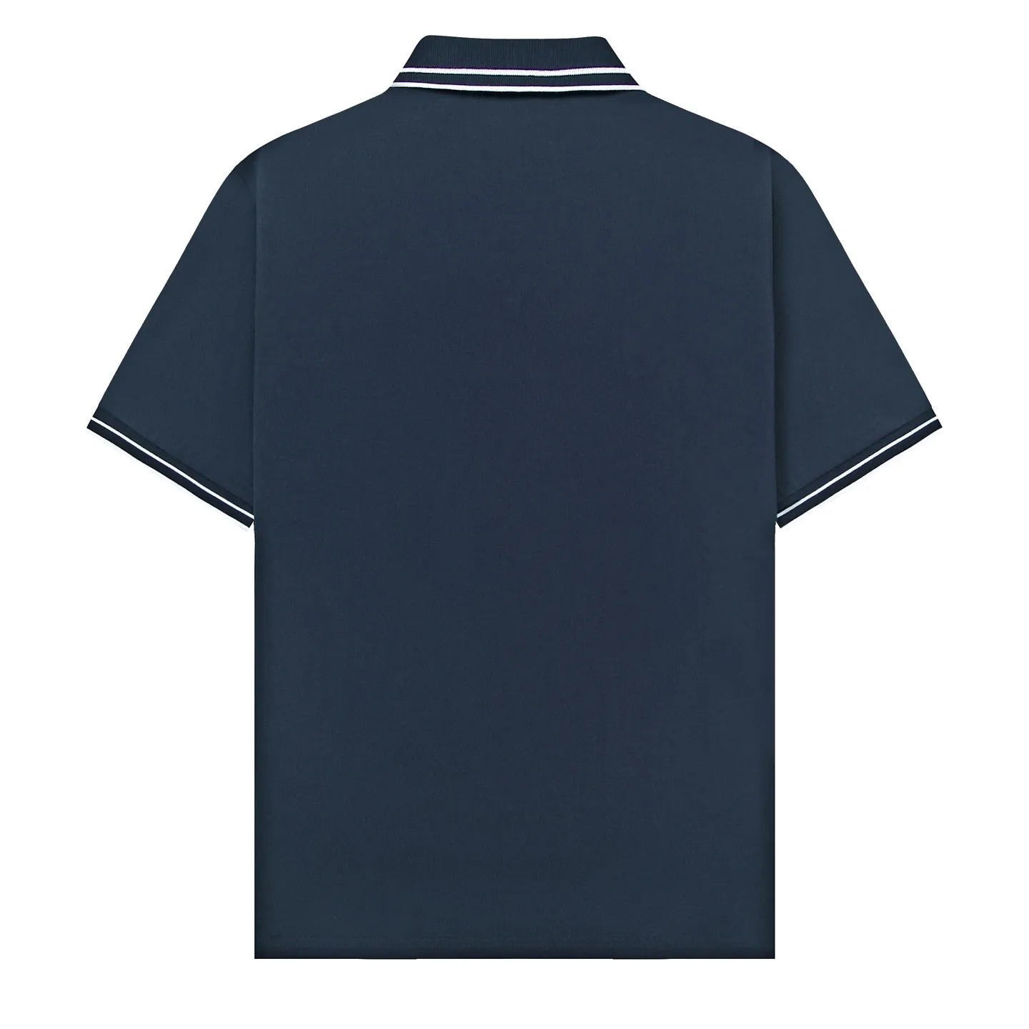 Logo-Patch Tipped Cotton-Pique Polo Shirt D12511992 — view 2