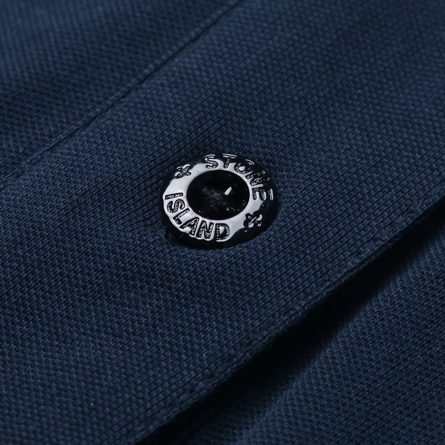 Logo-Patch Tipped Cotton-Pique Polo Shirt D12511992 — view 4