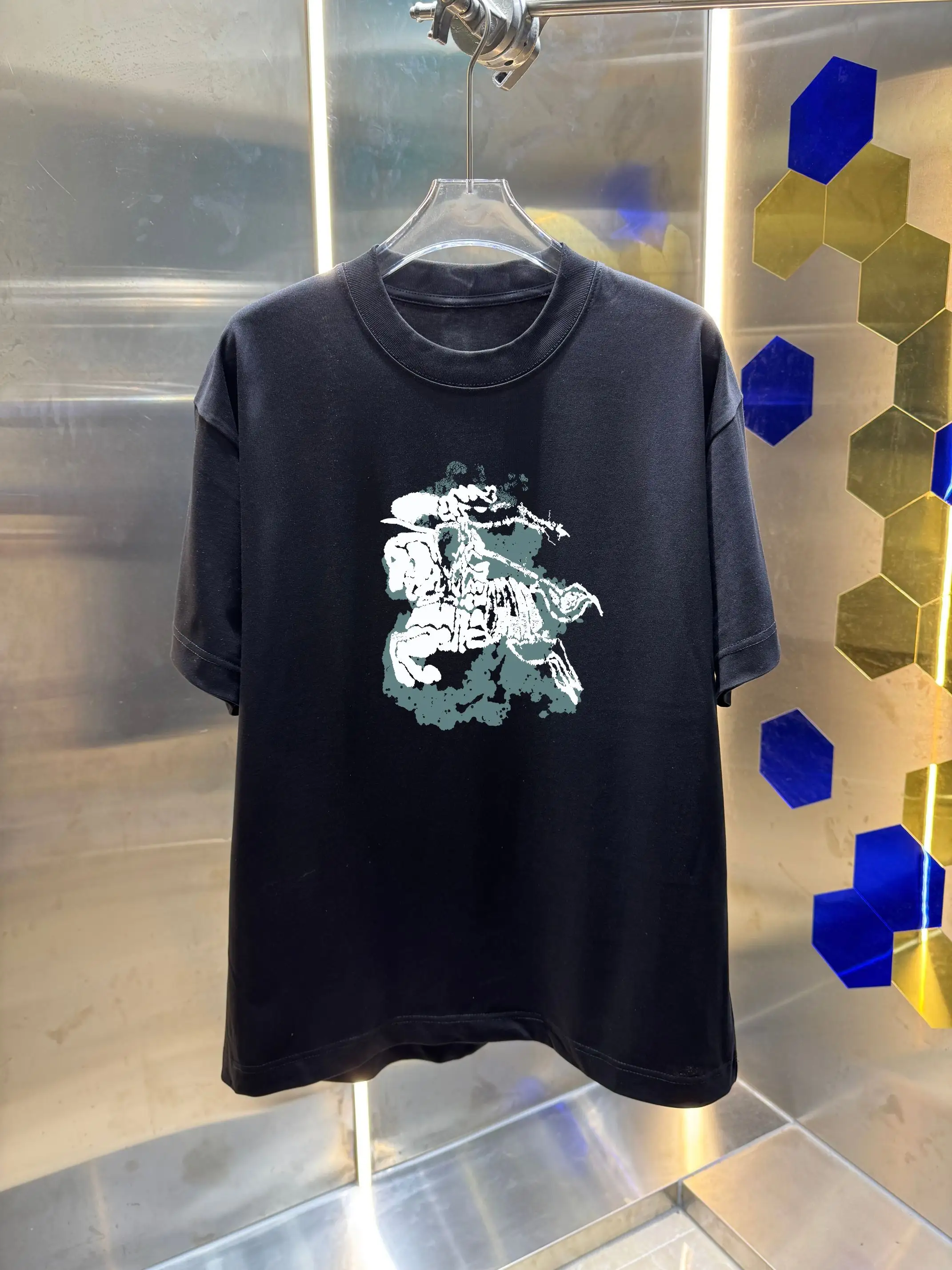 Logo Graphic Print Cotton T-Shirt D13013377