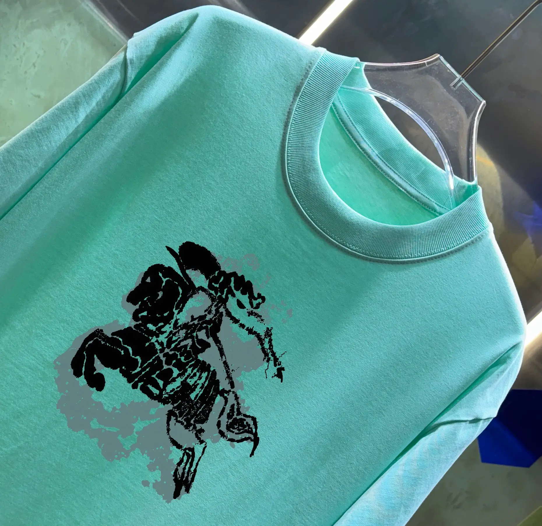 Logo Graphic Print Cotton T-Shirt D13013379 — view 2