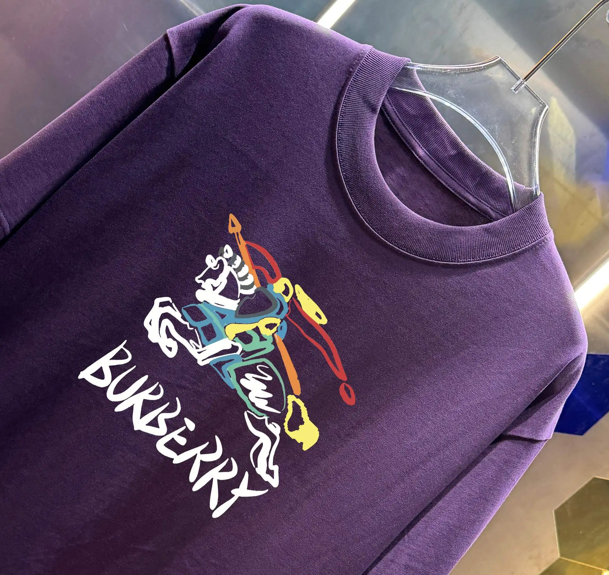 Logo Graphic Print Cotton T-Shirt D13013376 — view 2
