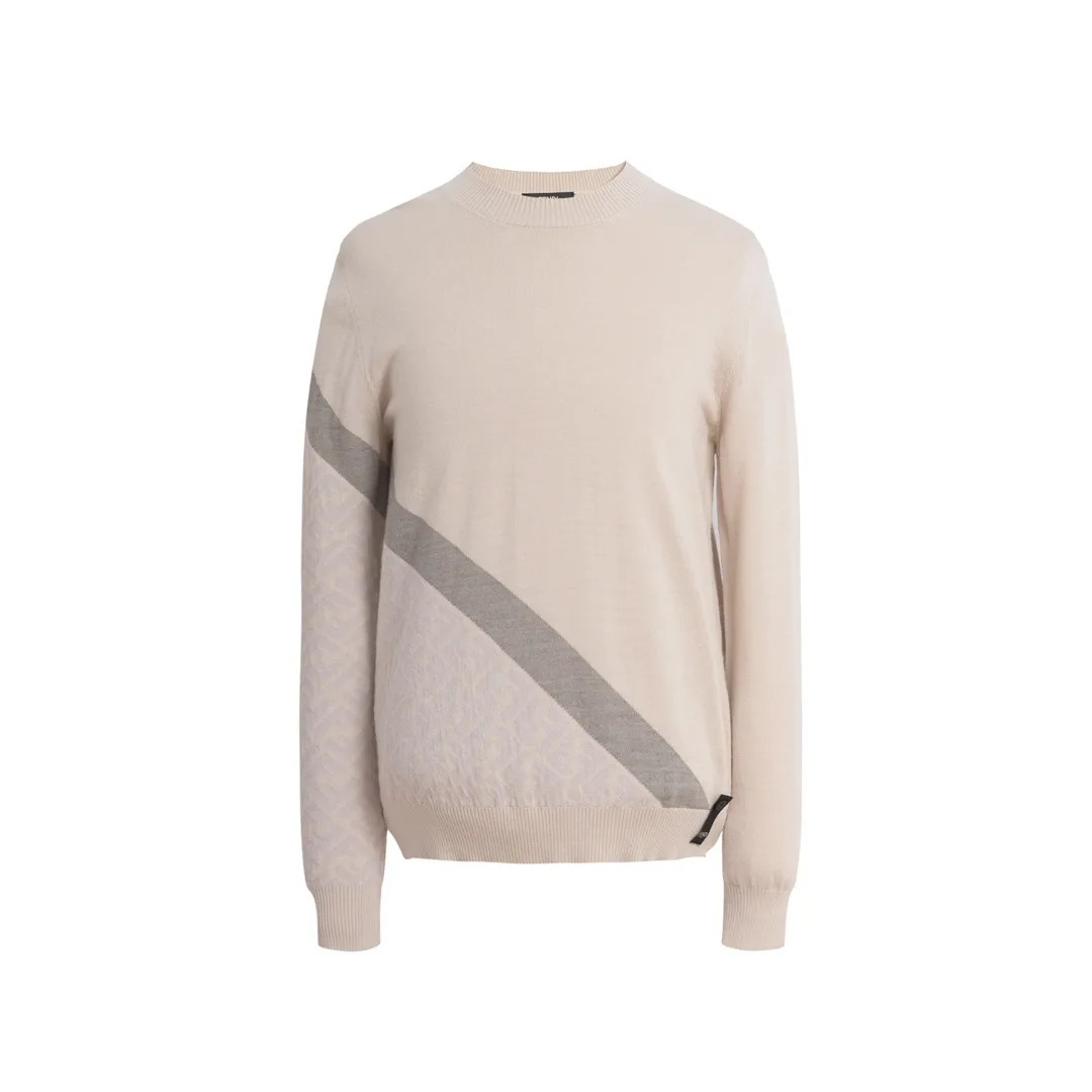 Logo-Intarsia Wool and Cashmere-Blend Sweater D13521668