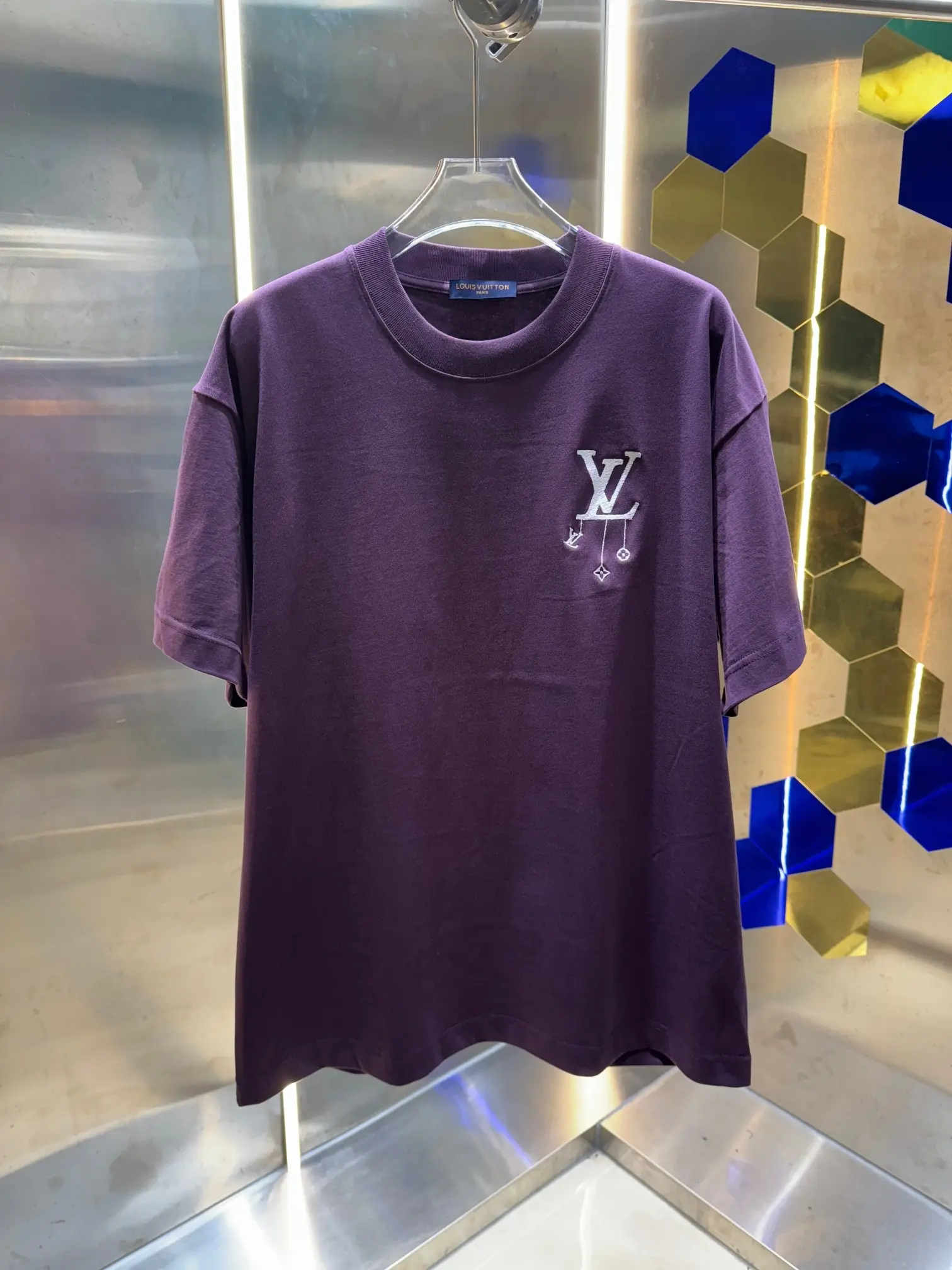 Embroidered Logo Oversized Cotton T-Shirt D13513404