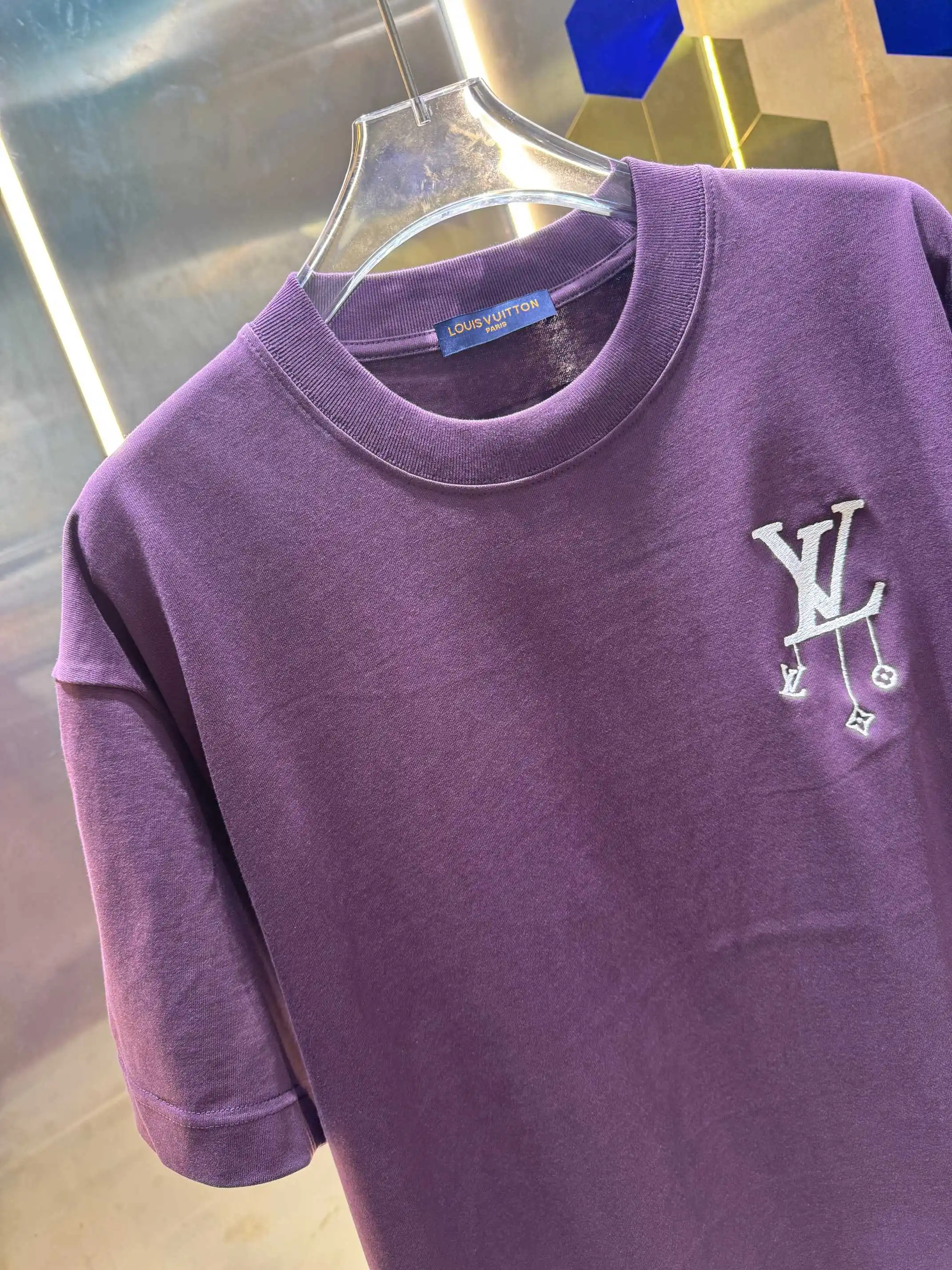 Embroidered Logo Oversized Cotton T-Shirt D13513404 — view 2