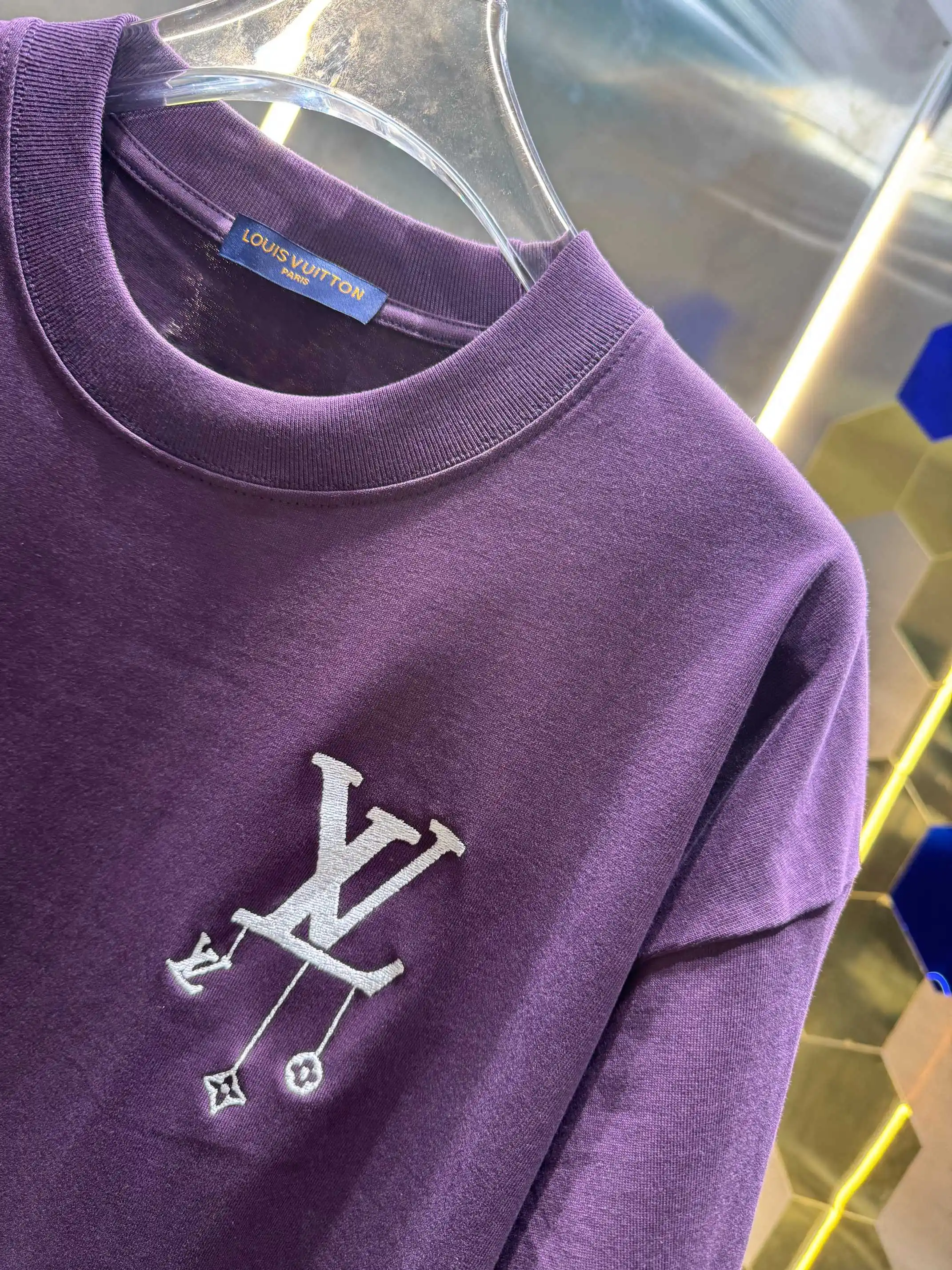 Embroidered Logo Oversized Cotton T-Shirt D13513404 — view 3