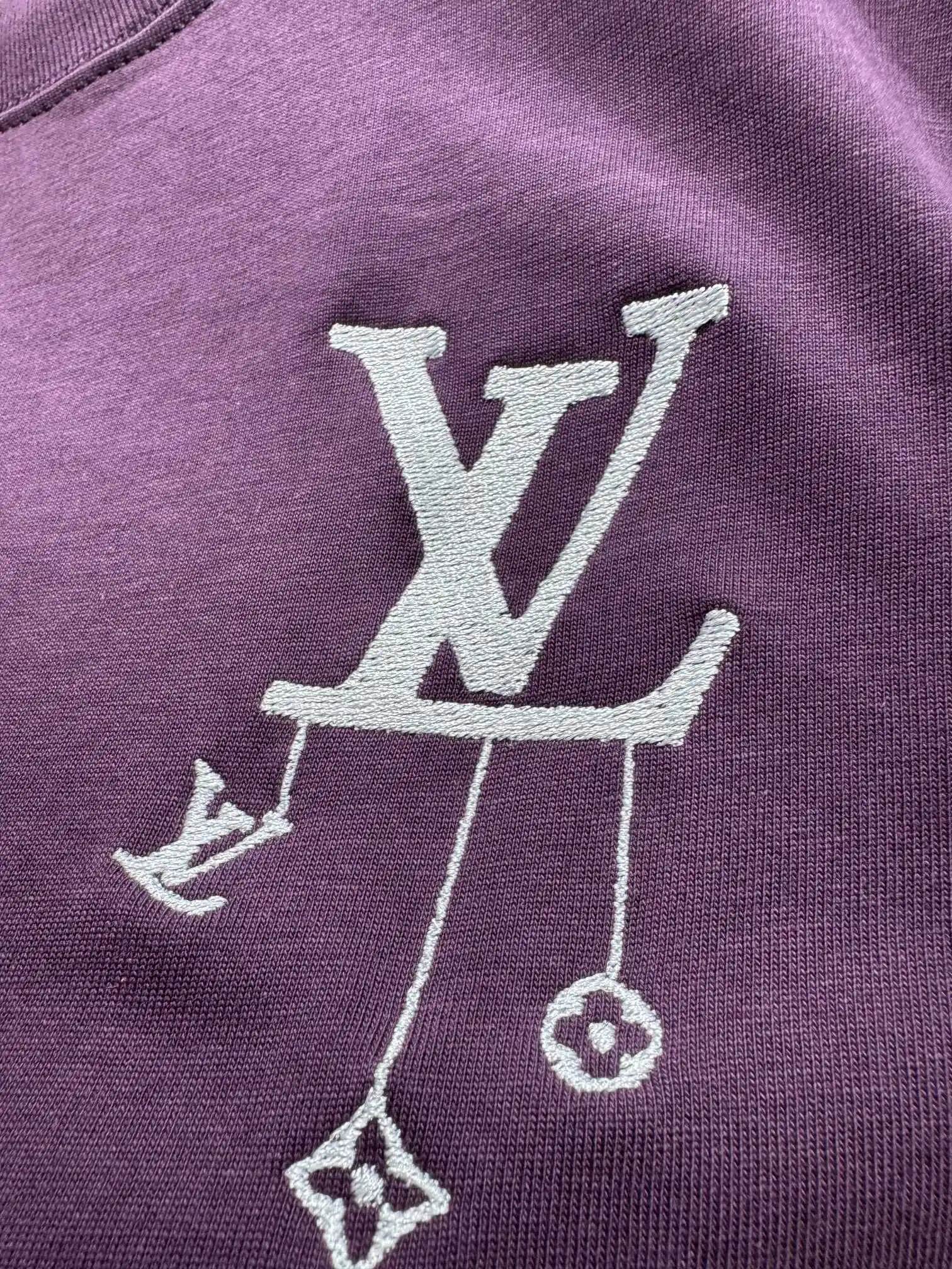 Embroidered Logo Oversized Cotton T-Shirt D13513404 — view 4