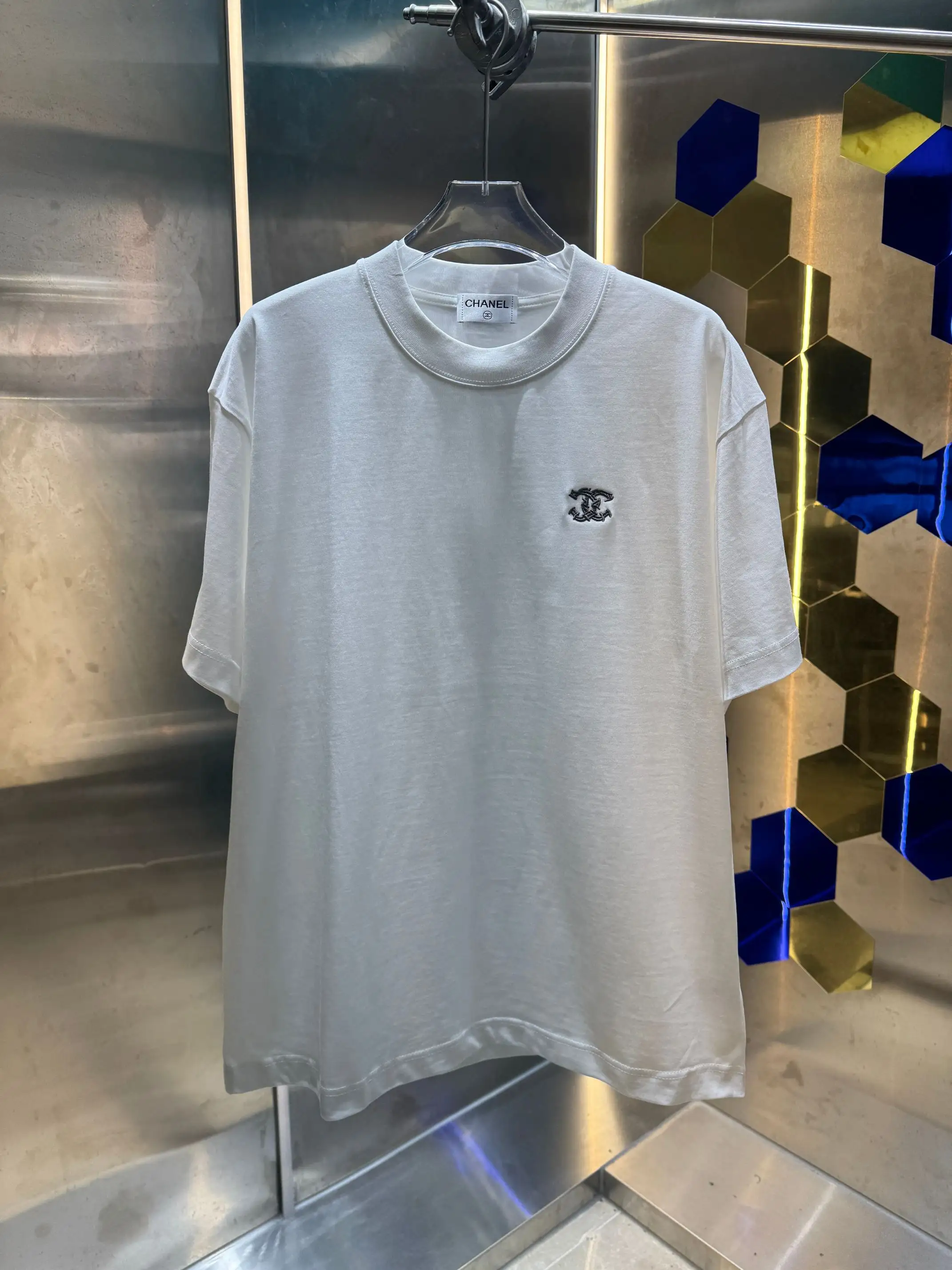 Embroidered Logo Cotton T-Shirt D13513398