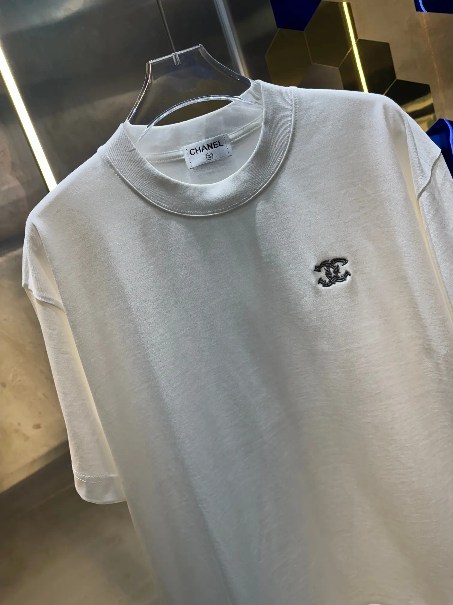 Embroidered Logo Cotton T-Shirt D13513398 — view 2