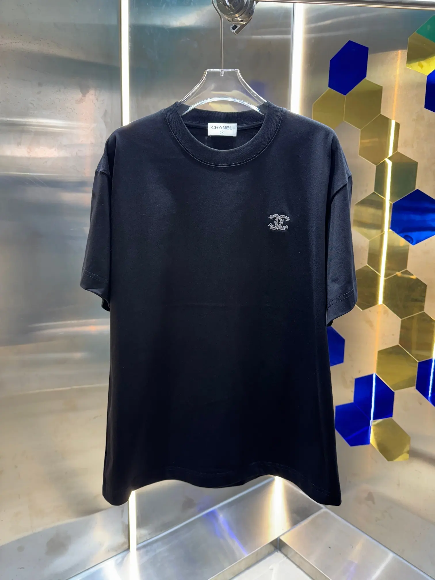 Embroidered Logo Cotton T-Shirt D13513397