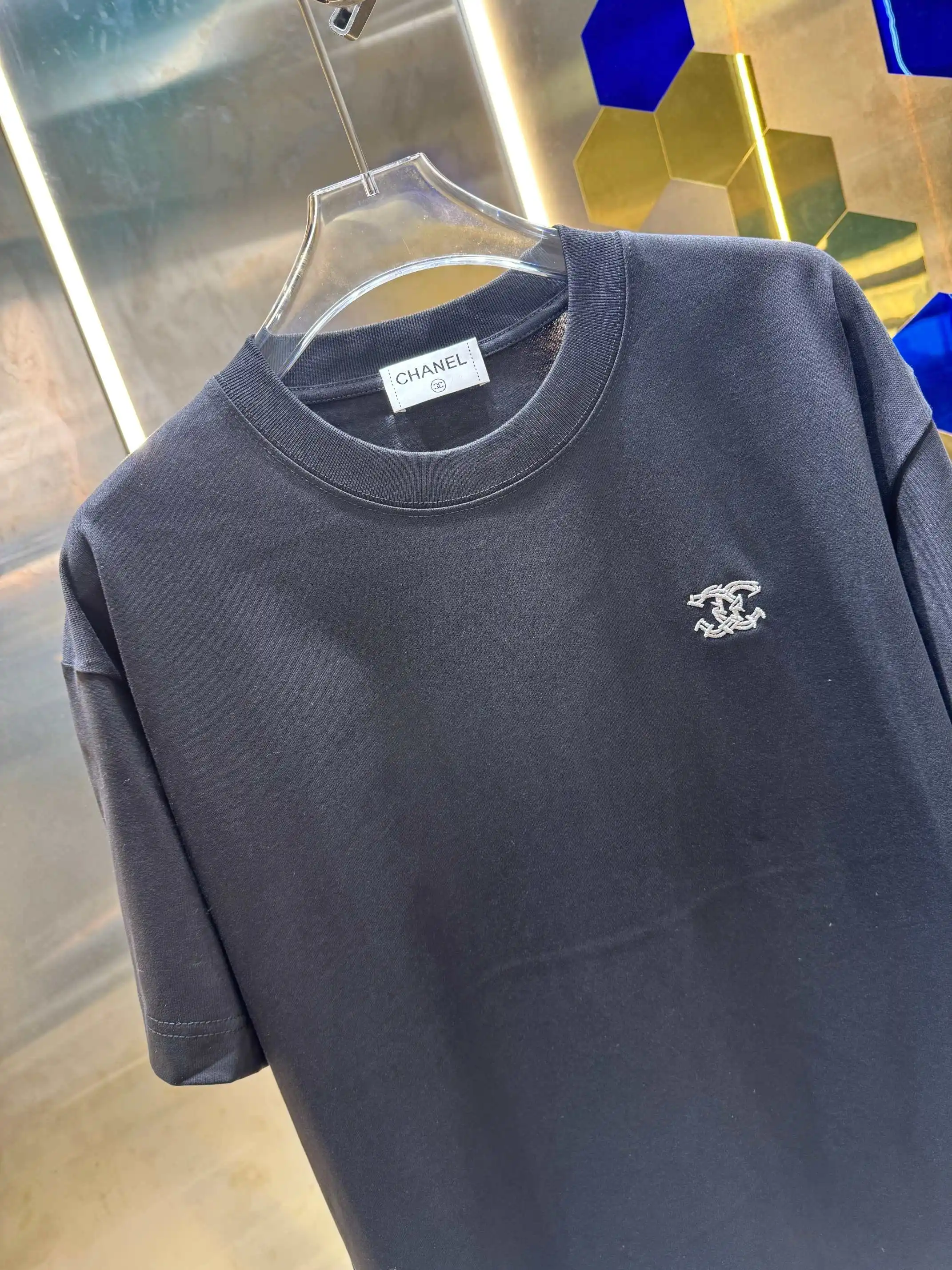 Embroidered Logo Cotton T-Shirt D13513397 — view 2