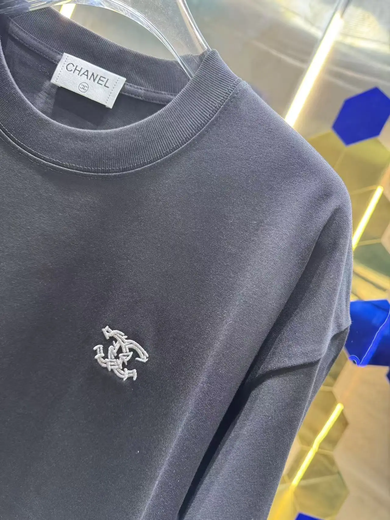 Embroidered Logo Cotton T-Shirt D13513397 — view 3