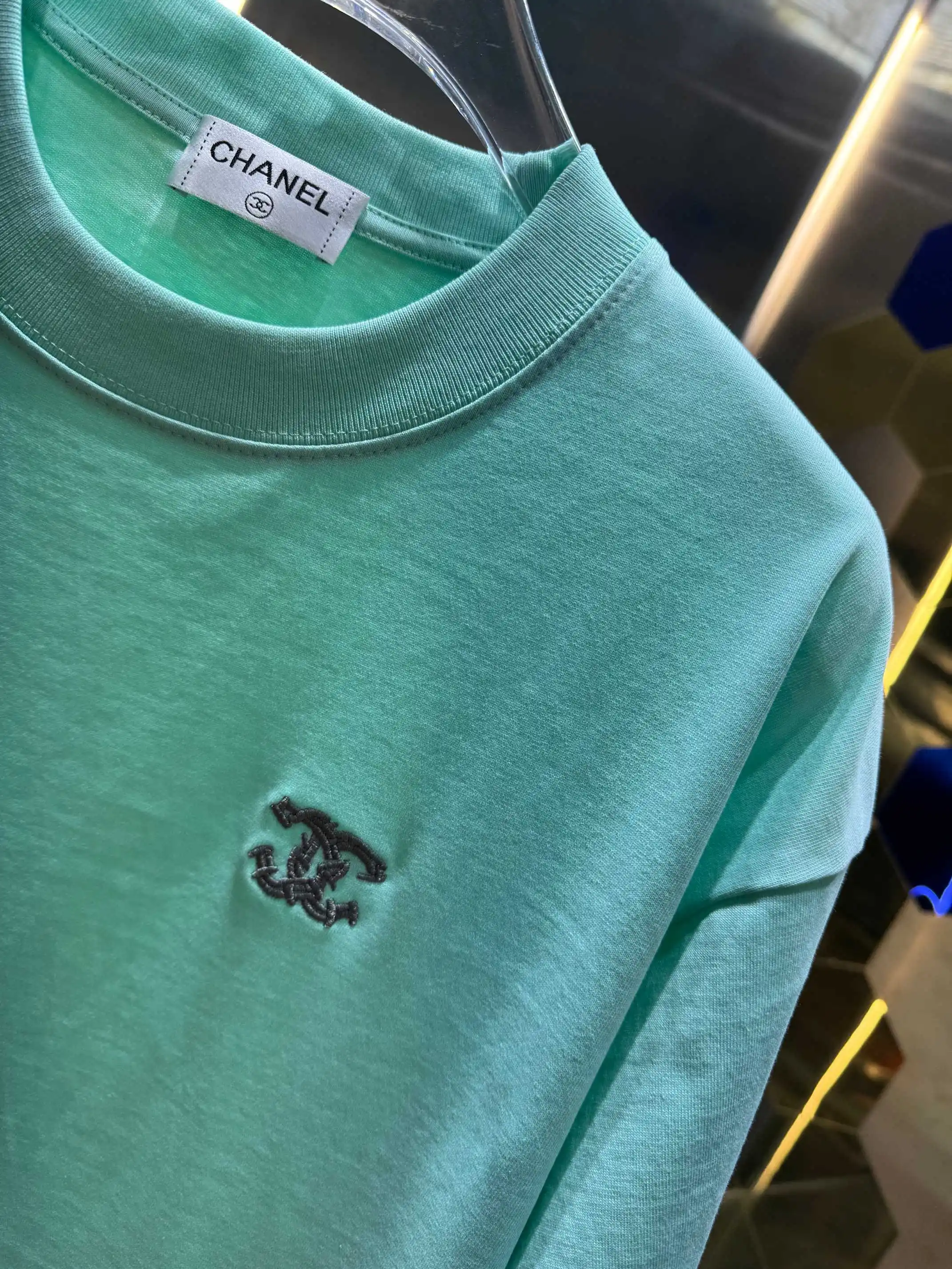 Embroidered Logo Cotton Jersey T-Shirt D13513399 — view 3