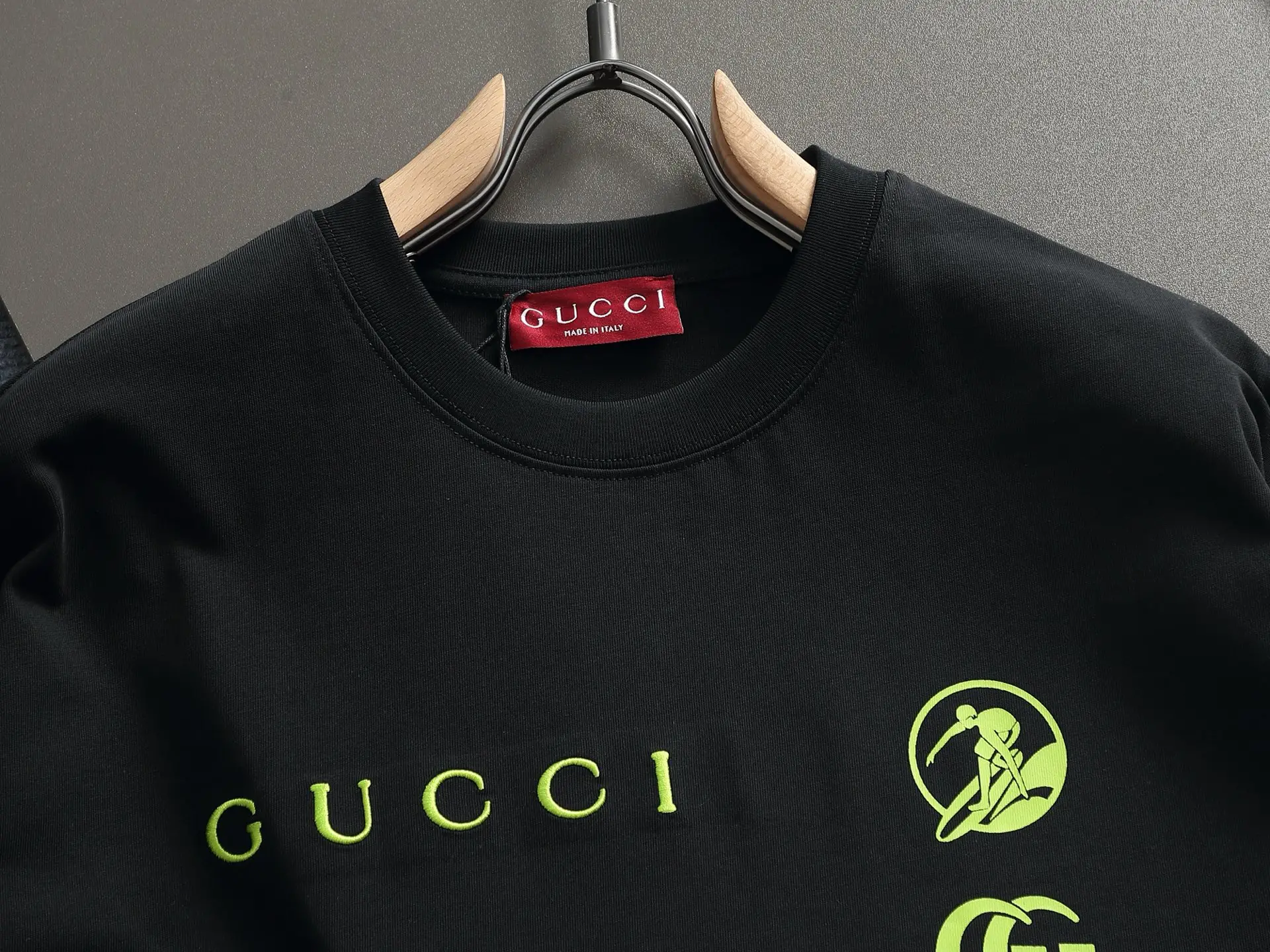 Logo Print Cotton Jersey T-Shirt D13513810 — view 3