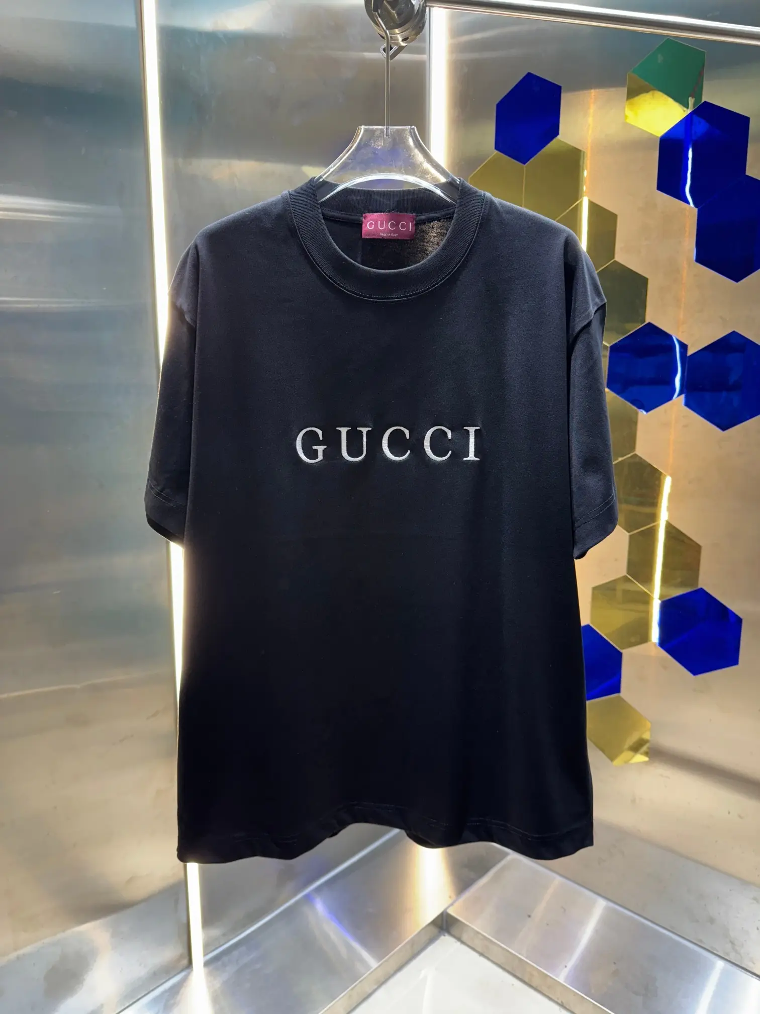 Logo Embroidered Cotton Jersey T-Shirt D13513389