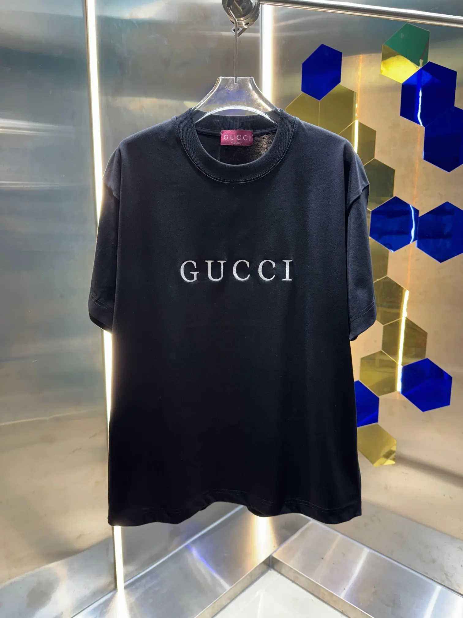 Logo Embroidered Cotton Jersey T-Shirt D13513389