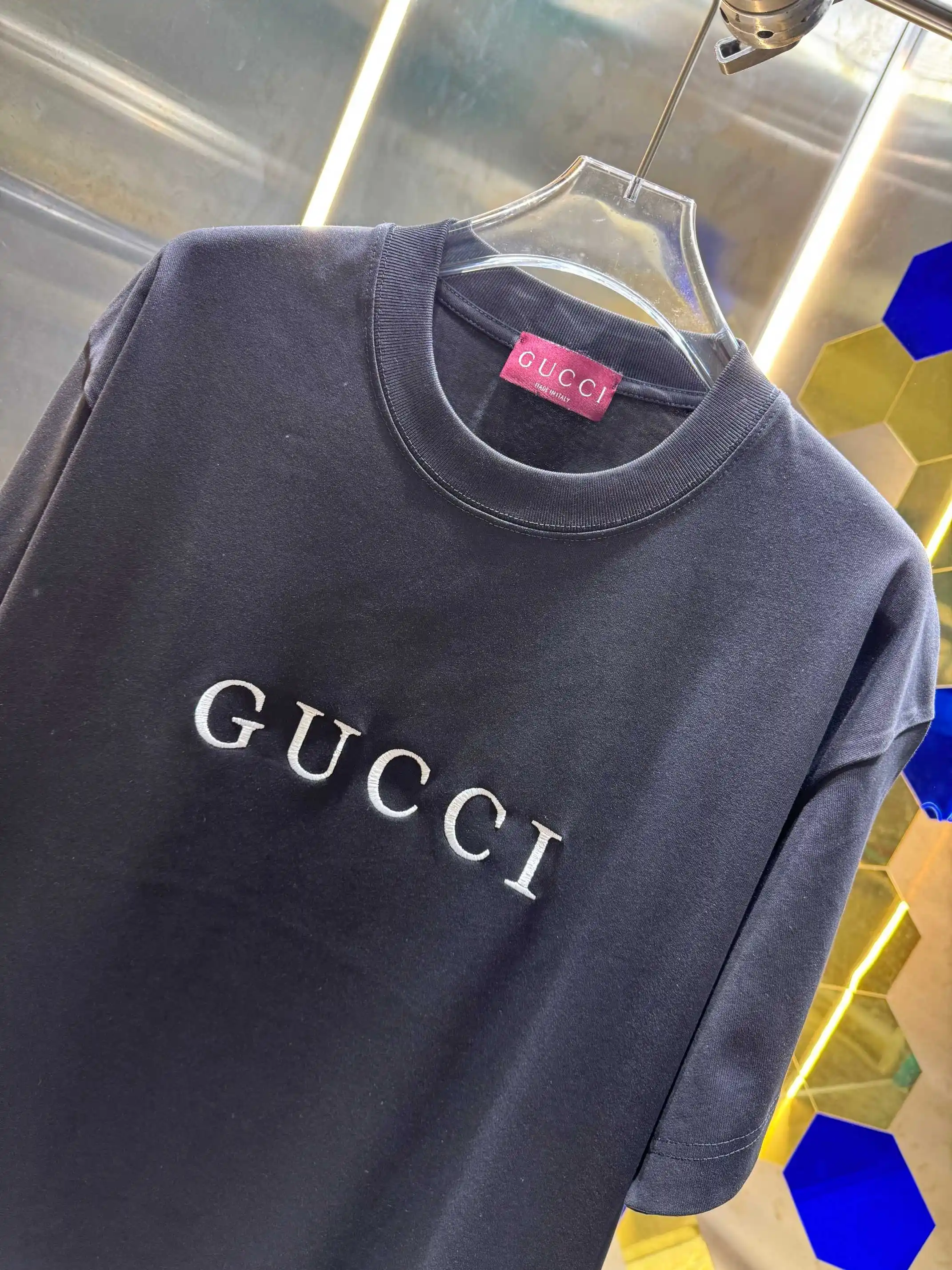 Logo Embroidered Cotton Jersey T-Shirt D13513389 — view 2