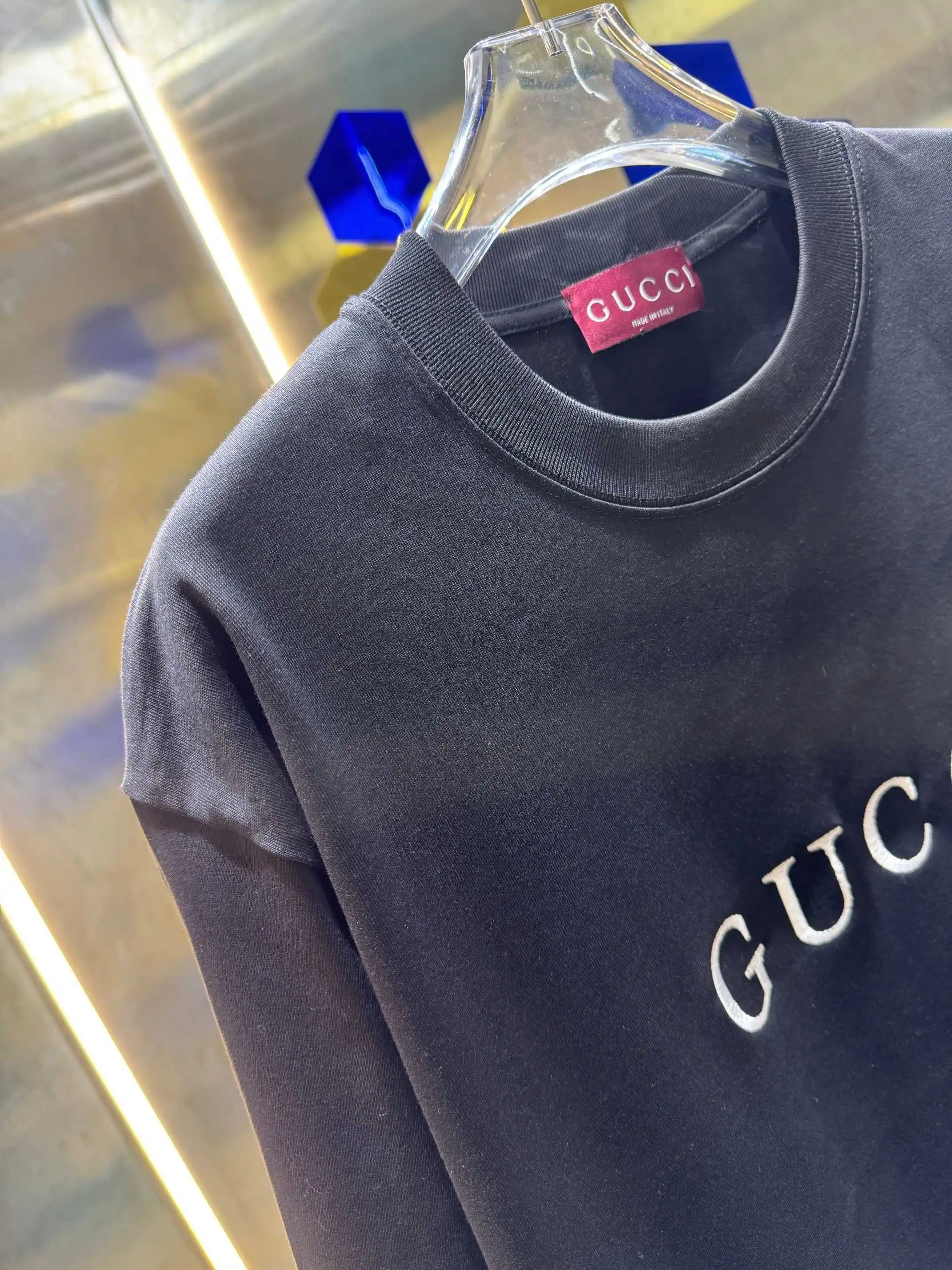 Logo Embroidered Cotton Jersey T-Shirt D13513389 — view 3