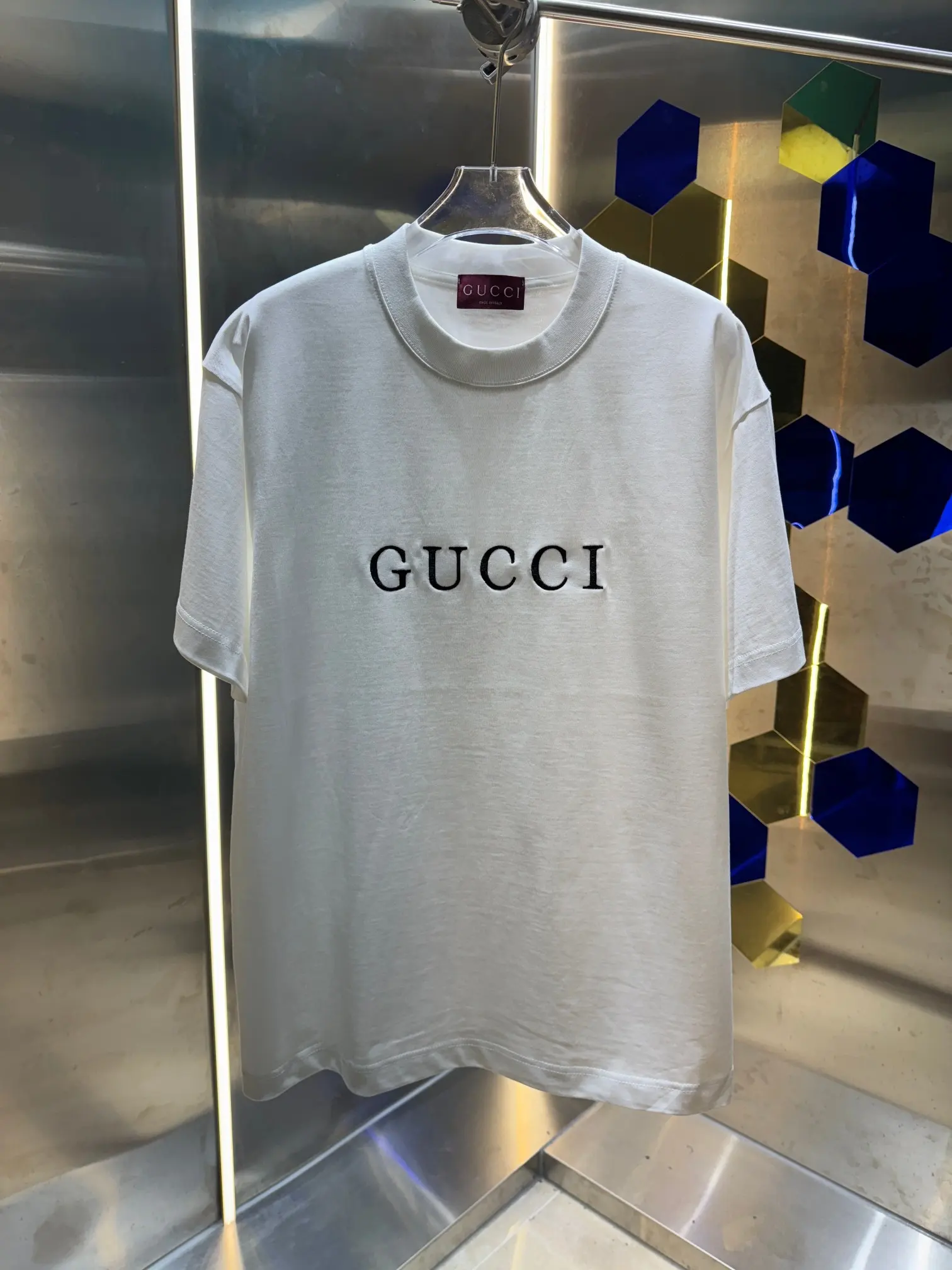 Logo Embroidered Cotton Jersey T-Shirt D13513390
