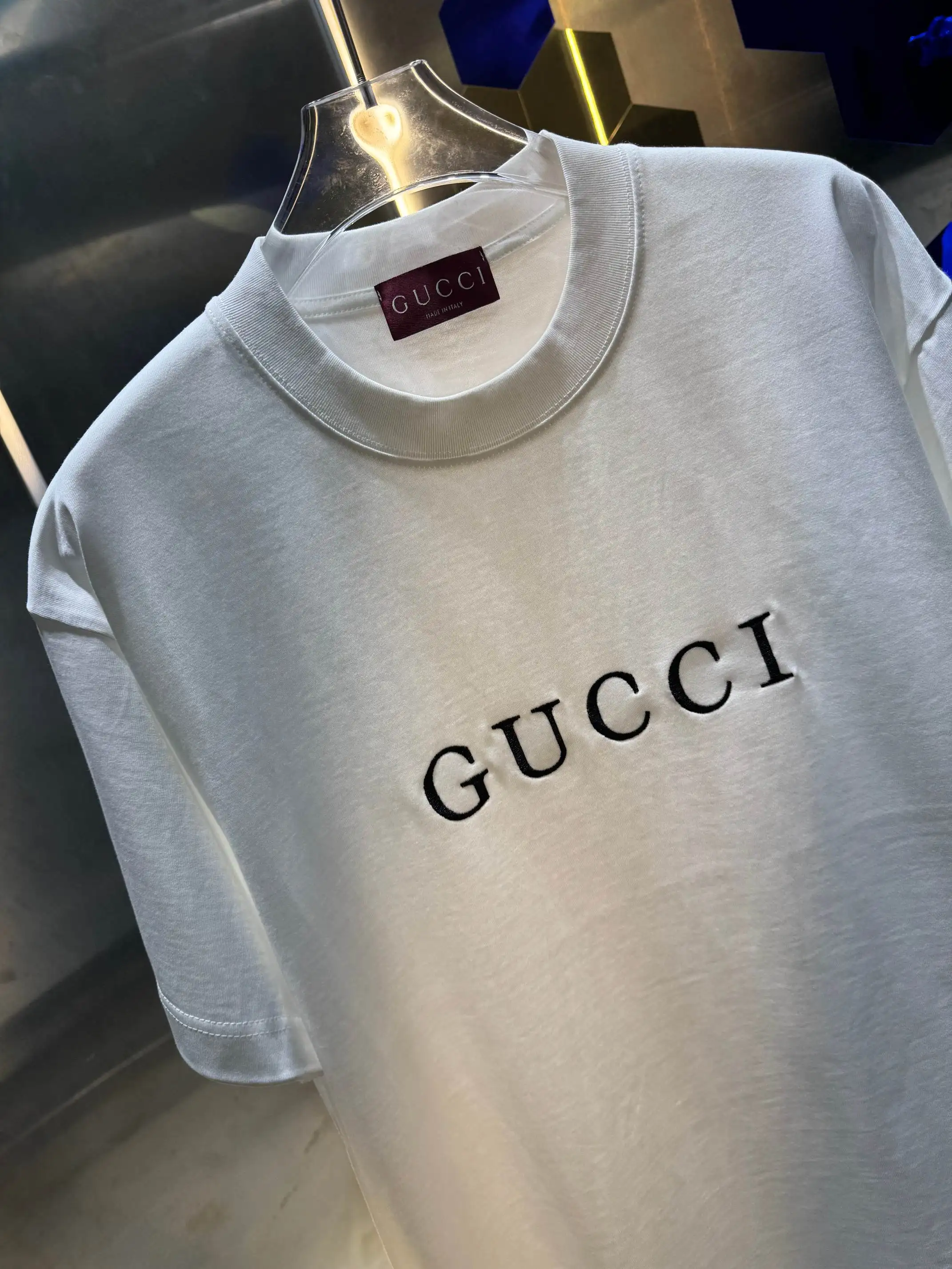 Logo Embroidered Cotton Jersey T-Shirt D13513390 — view 2