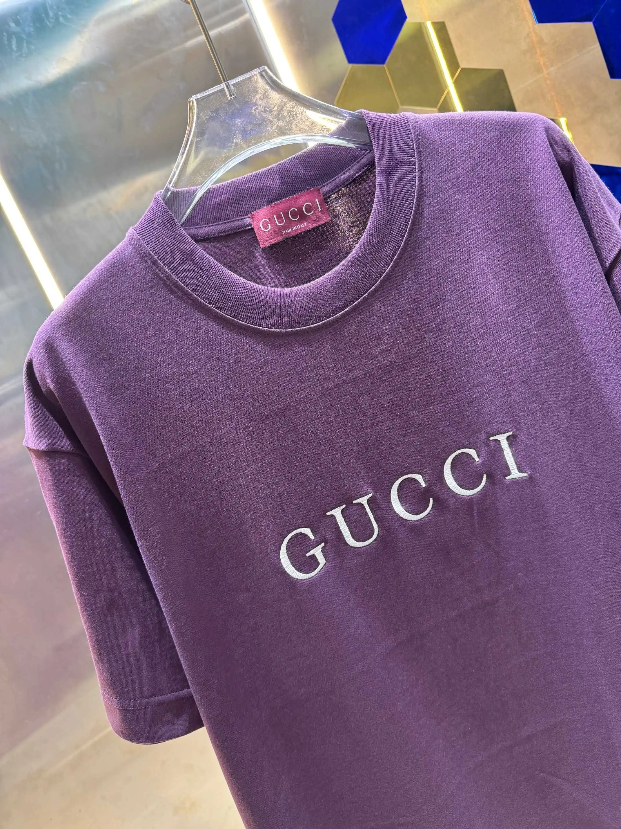 Logo Embroidered Cotton Jersey T-Shirt D13513392 — view 2