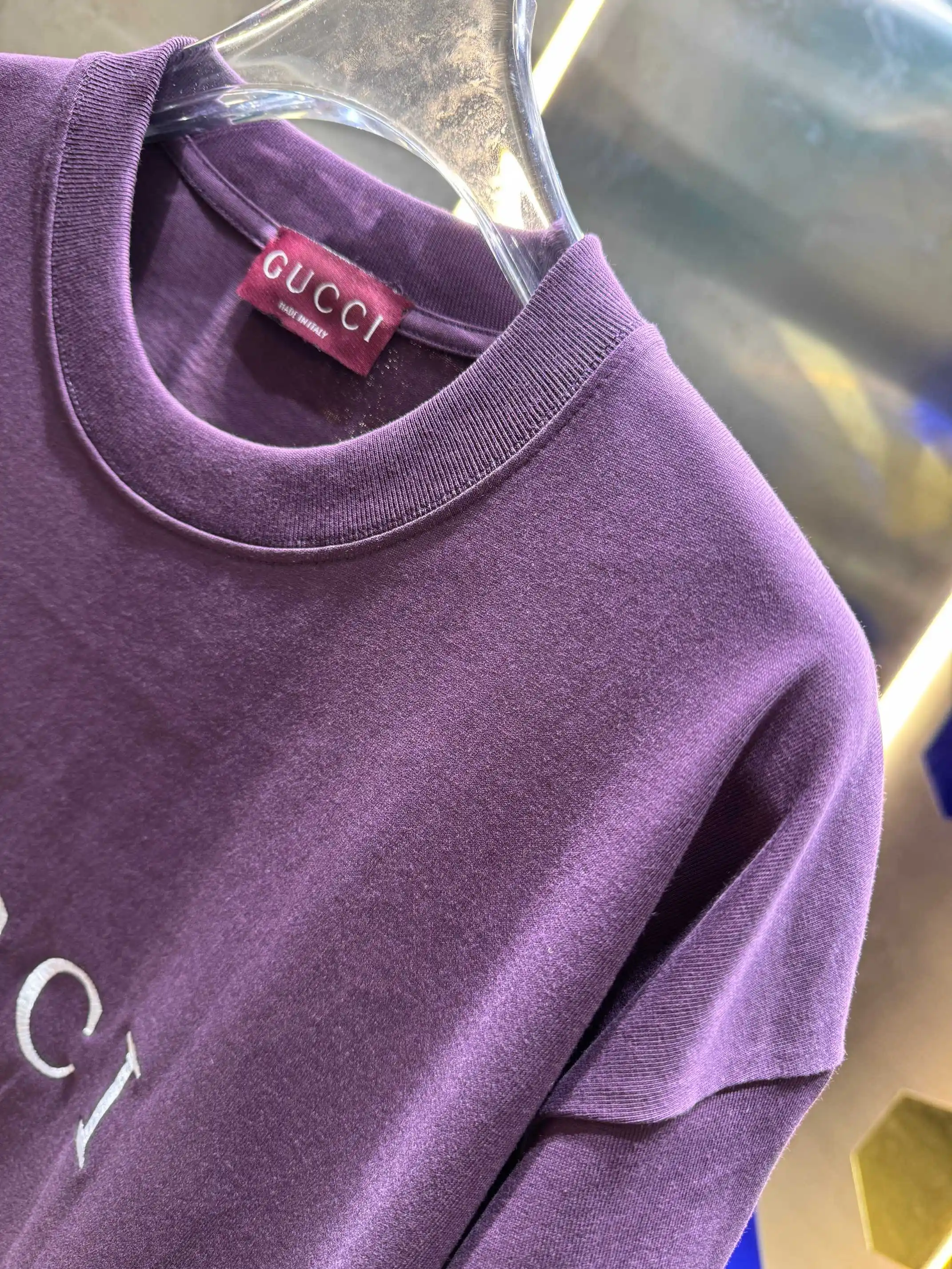 Logo Embroidered Cotton Jersey T-Shirt D13513392 — view 3