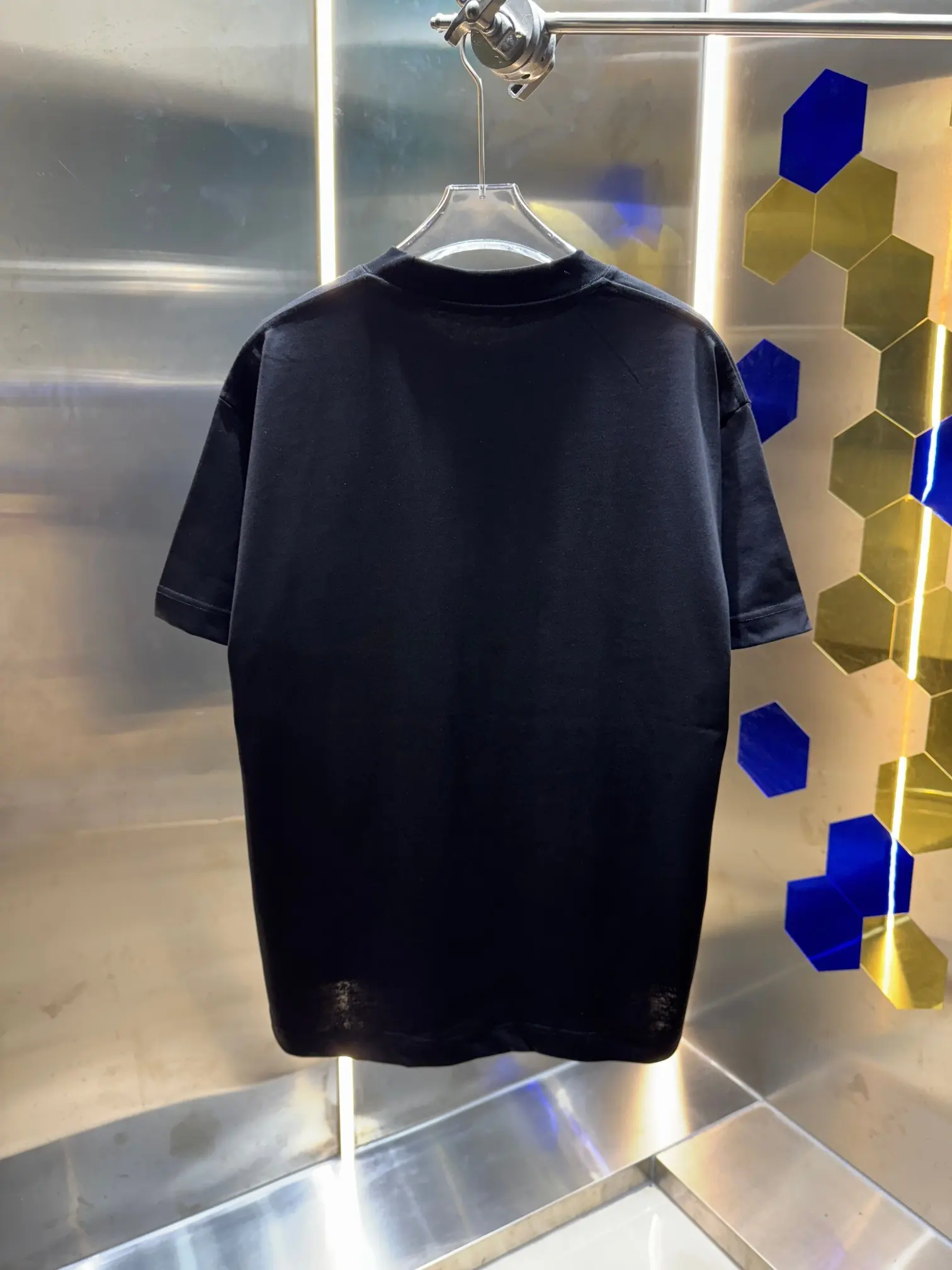 Interlocking G Embroidered Cotton T-Shirt D13513385 — view 5