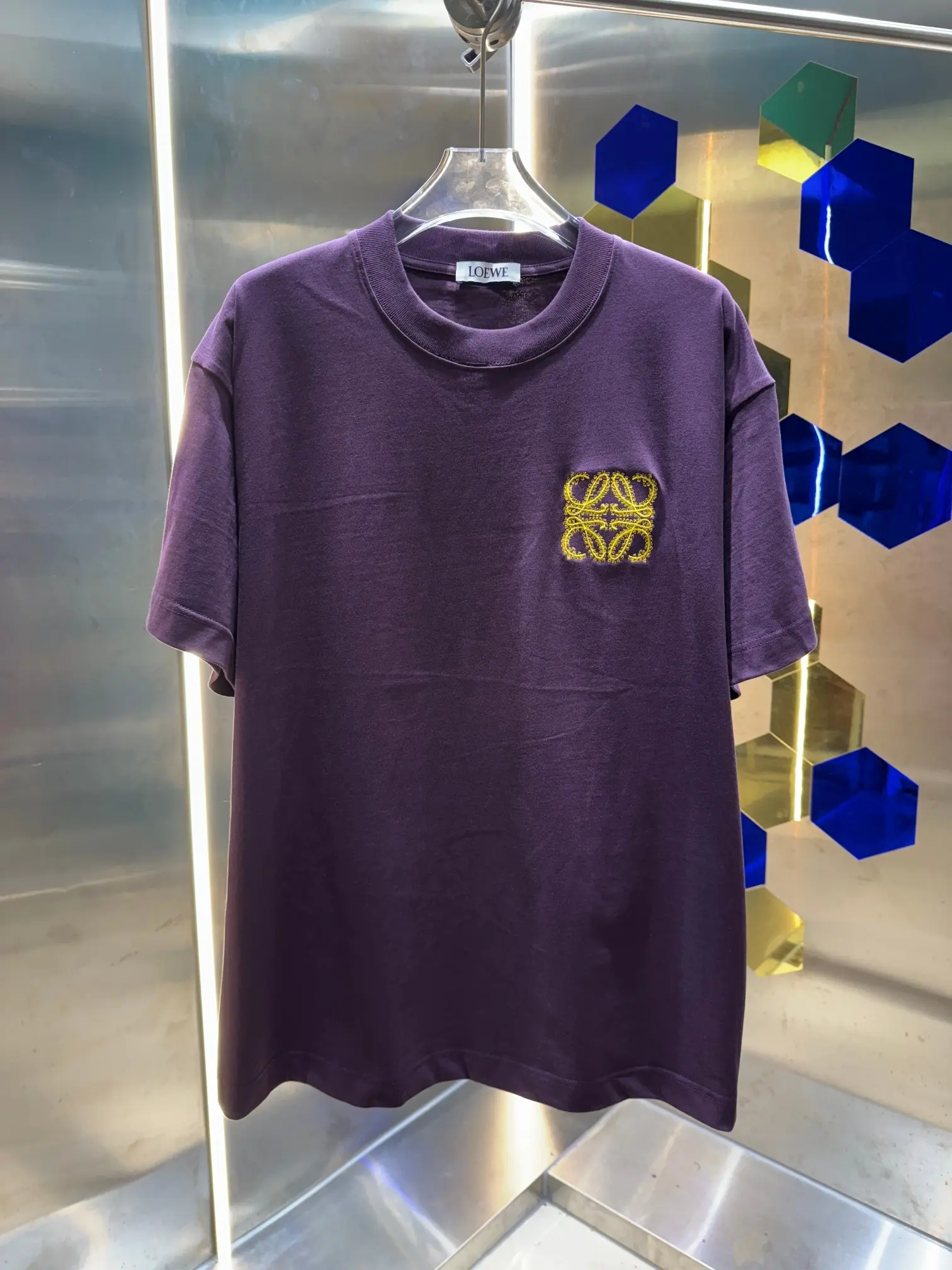 Anagram Embroidered Cotton T-Shirt D13513408