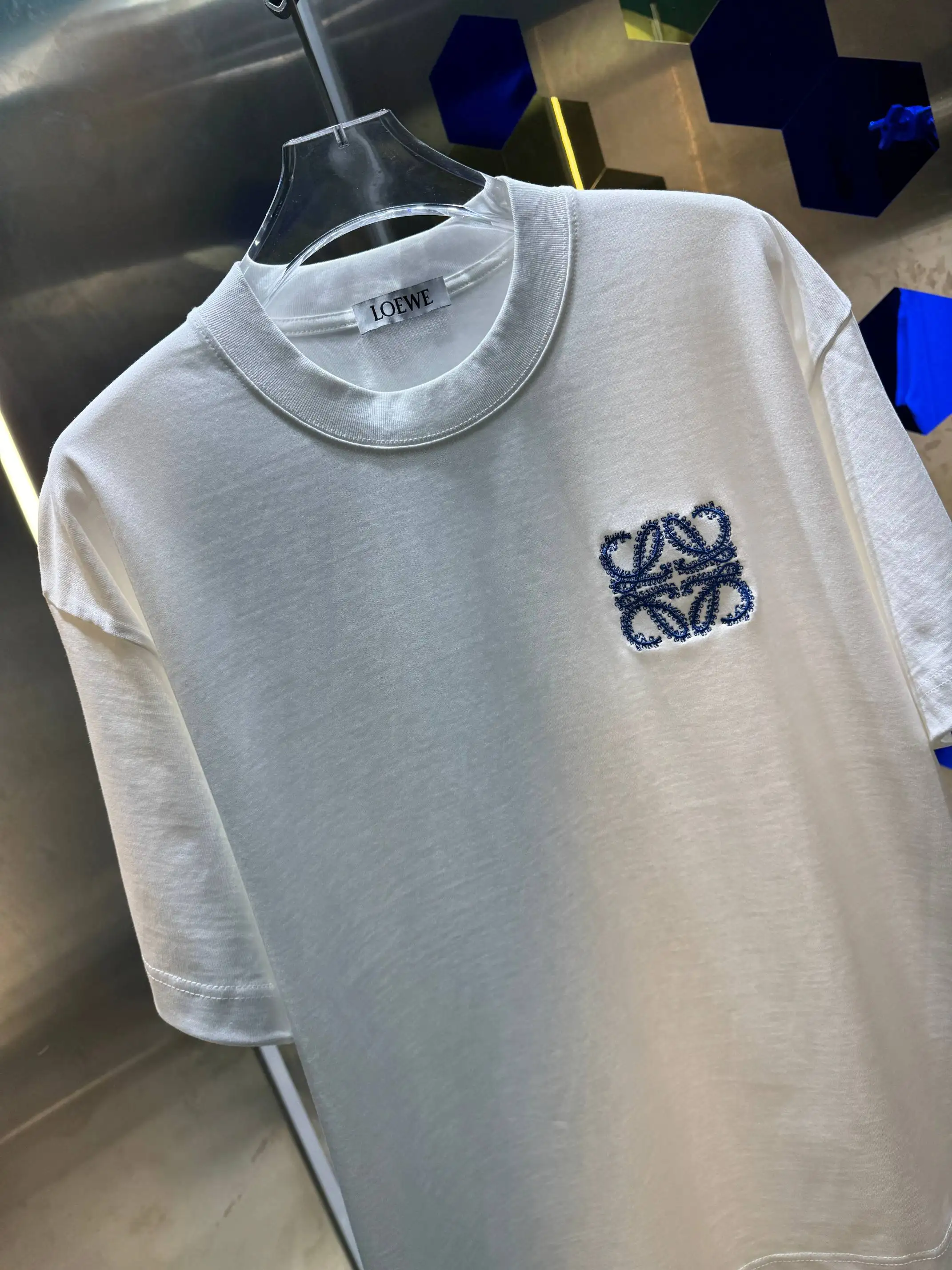 Anagram Embroidered Cotton T-Shirt D13513406 — view 3