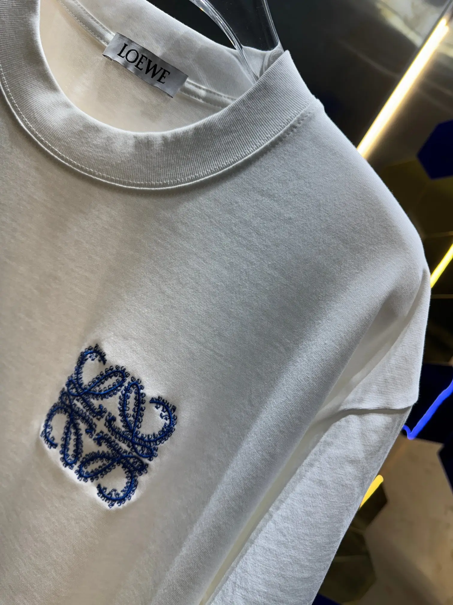 Anagram Embroidered Cotton T-Shirt D13513406 — view 4