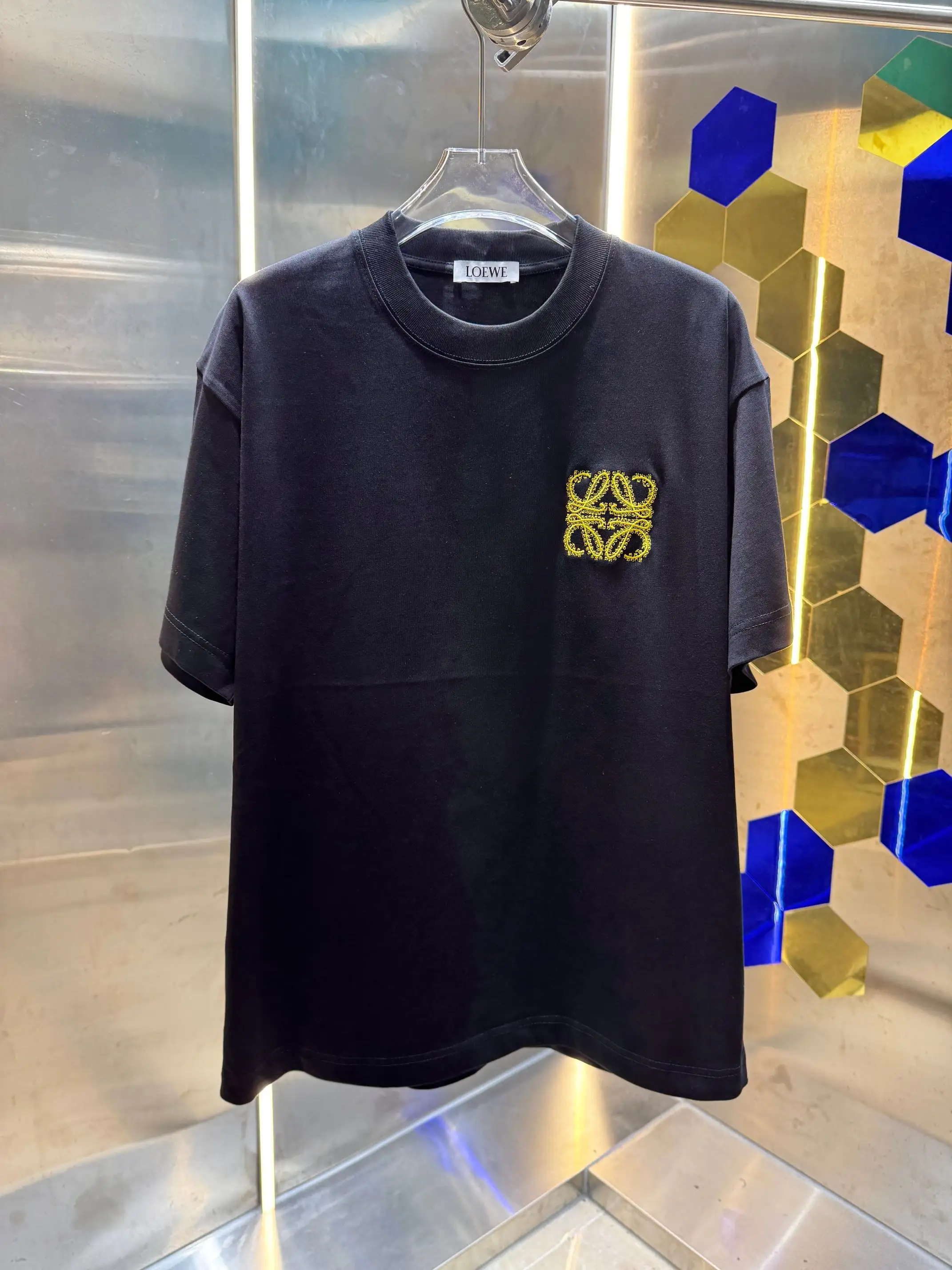 Anagram Embroidered Cotton T-Shirt D13513405