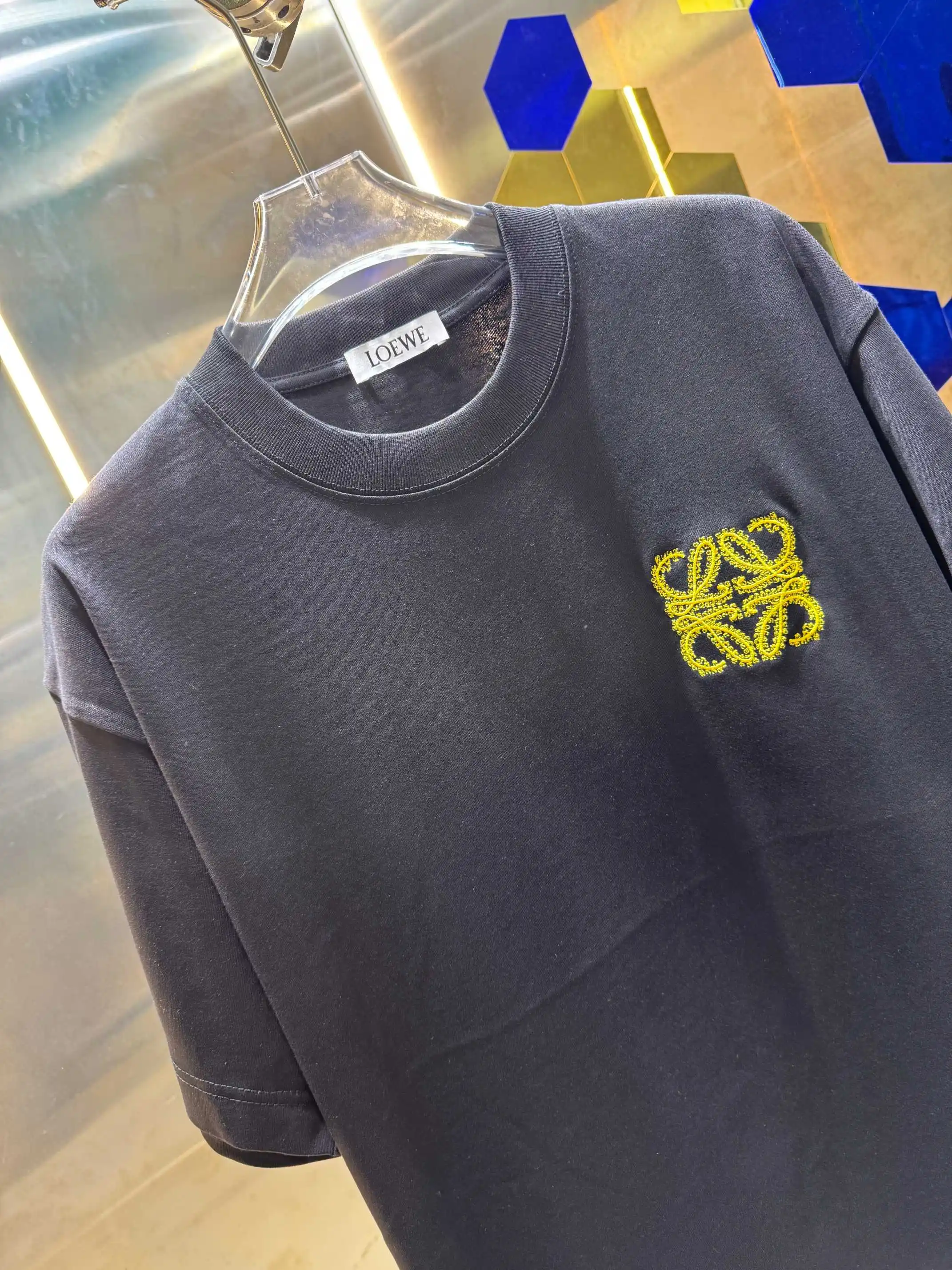 Anagram Embroidered Cotton T-Shirt D13513405 — view 2