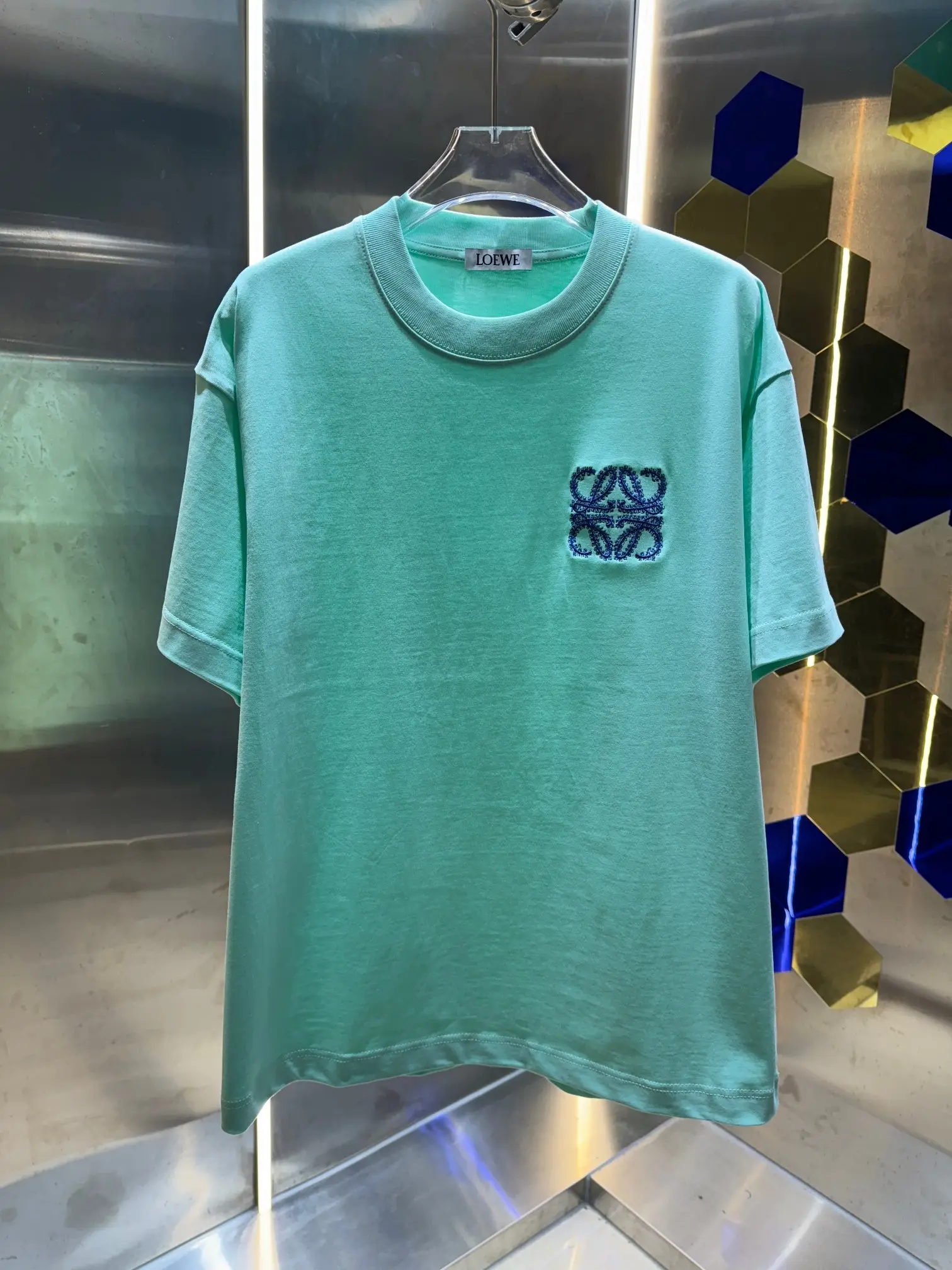 Anagram Embroidered Cotton T-Shirt D13513407