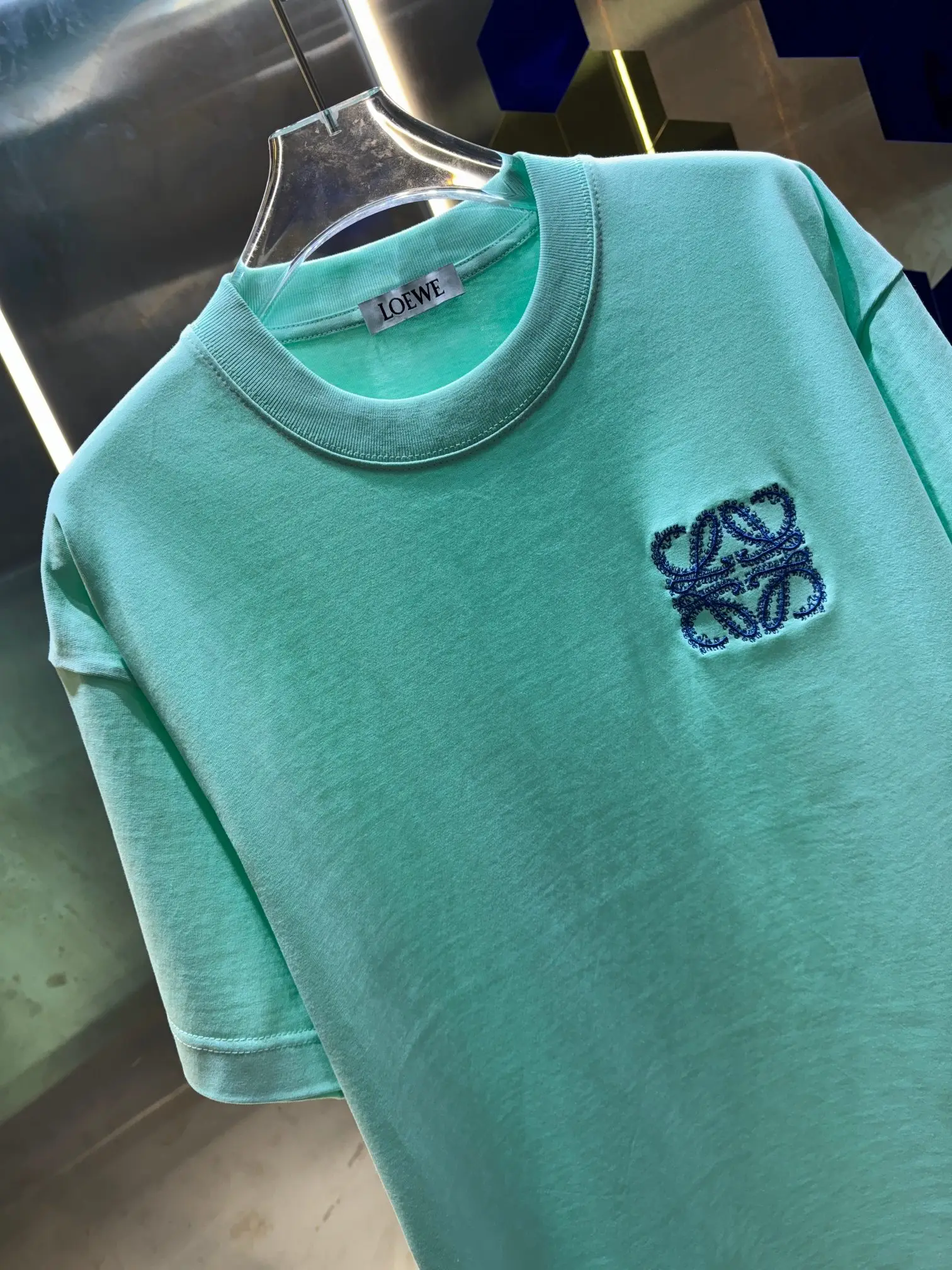 Anagram Embroidered Cotton T-Shirt D13513407 — view 2