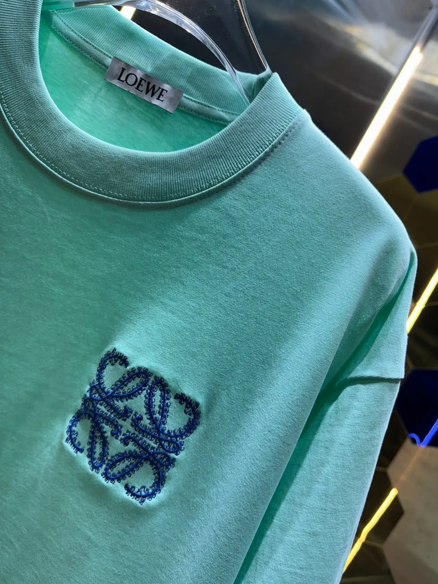 Anagram Embroidered Cotton T-Shirt D13513407 — view 3