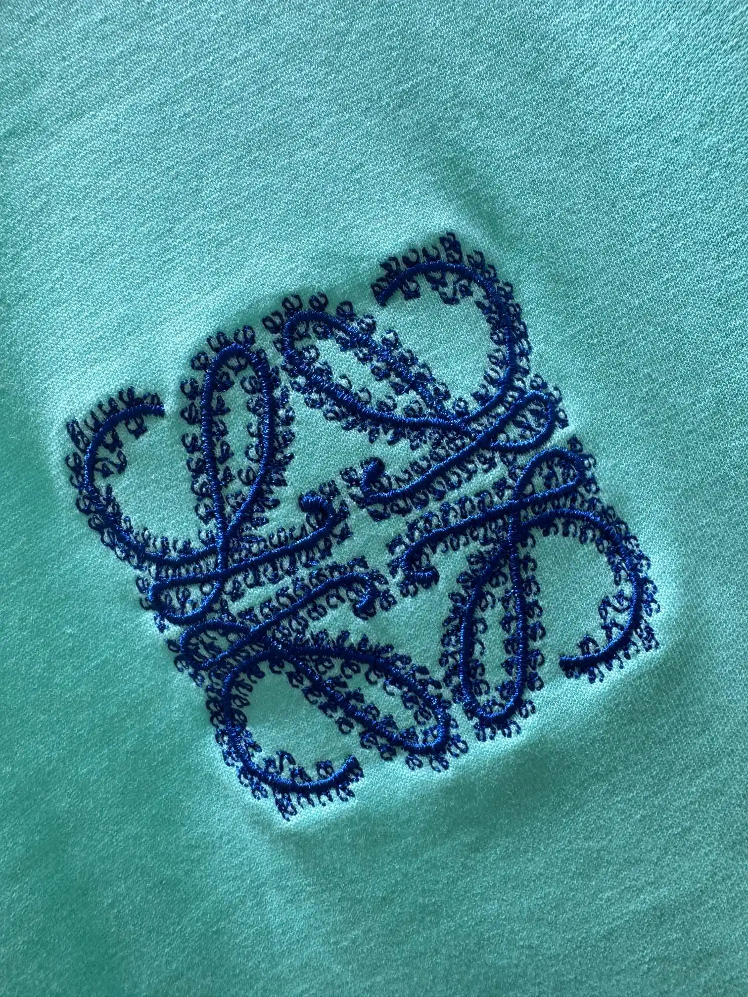 Anagram Embroidered Cotton T-Shirt D13513407 — view 4