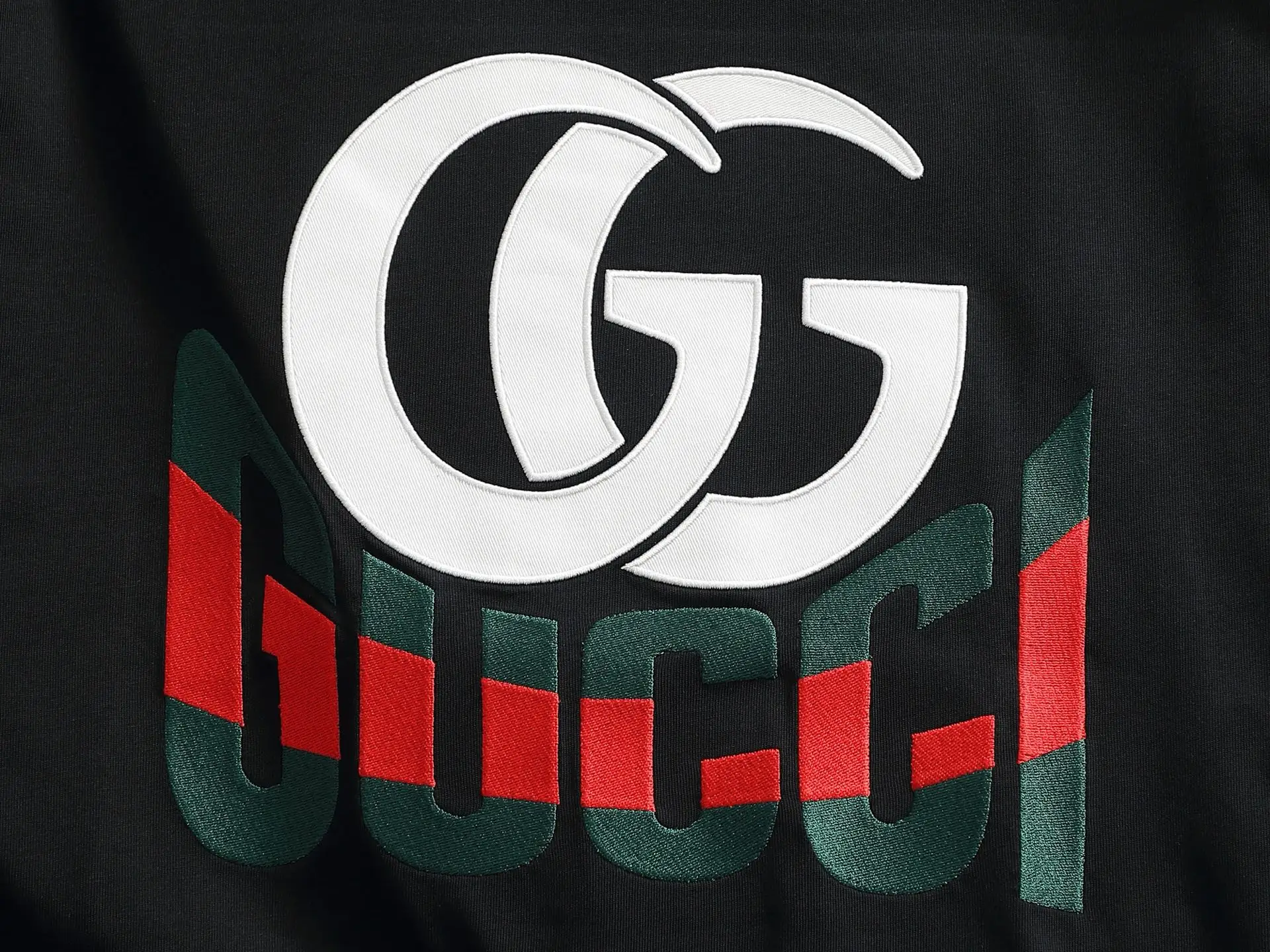 Interlocking G Embroidered Cotton T-Shirt D13513679 — view 4