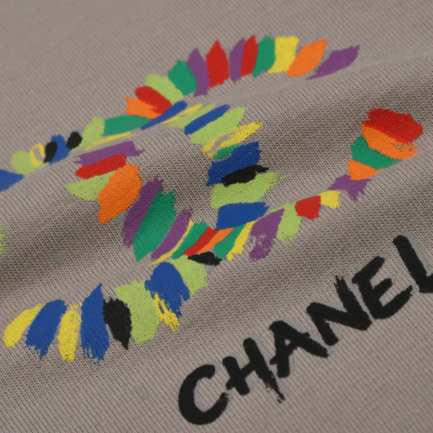 Graffiti Logo Cotton T-Shirt D13512471 — view 6