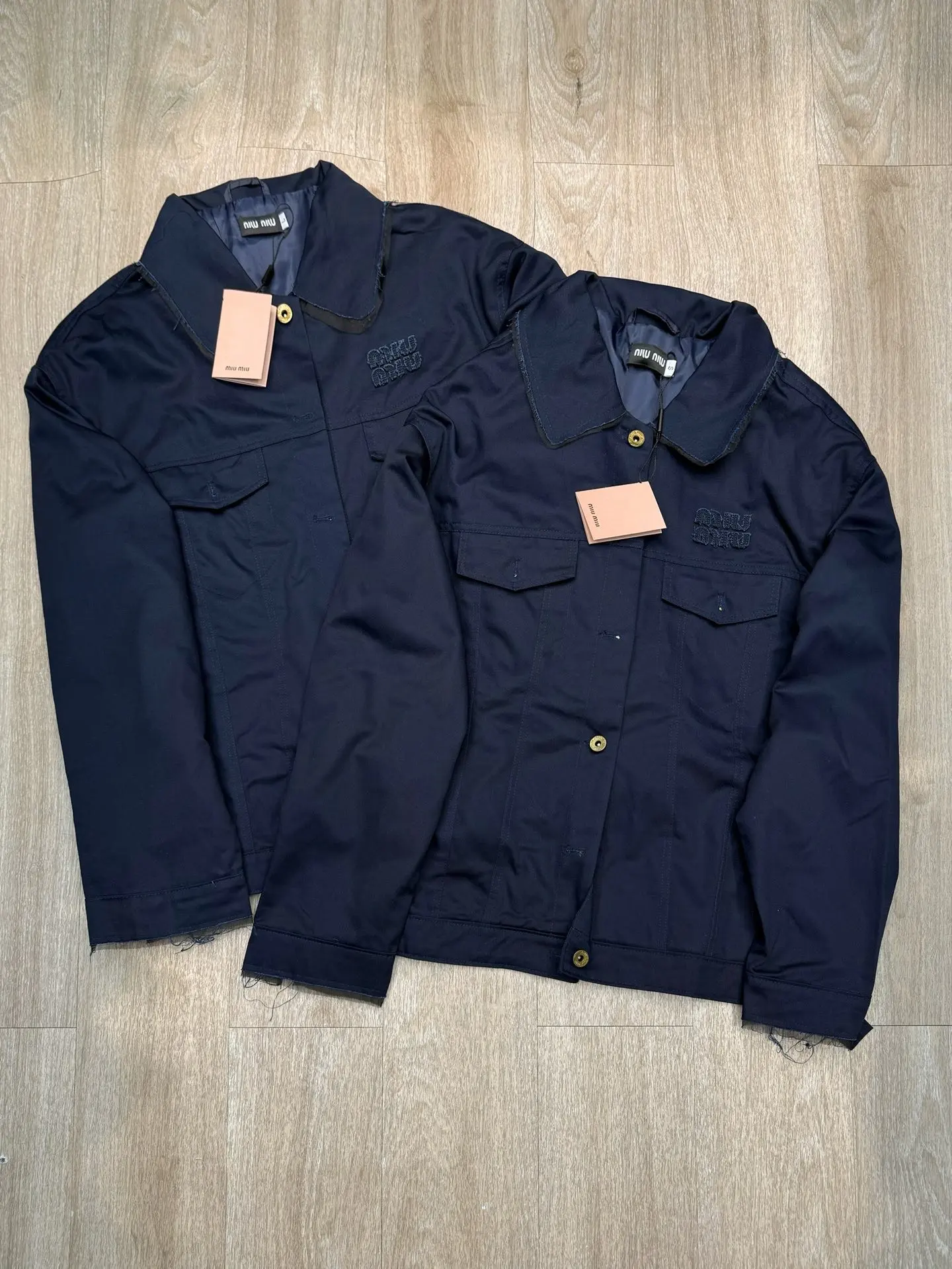 Logo Embroidered Wool-Blend Jacket D13916090