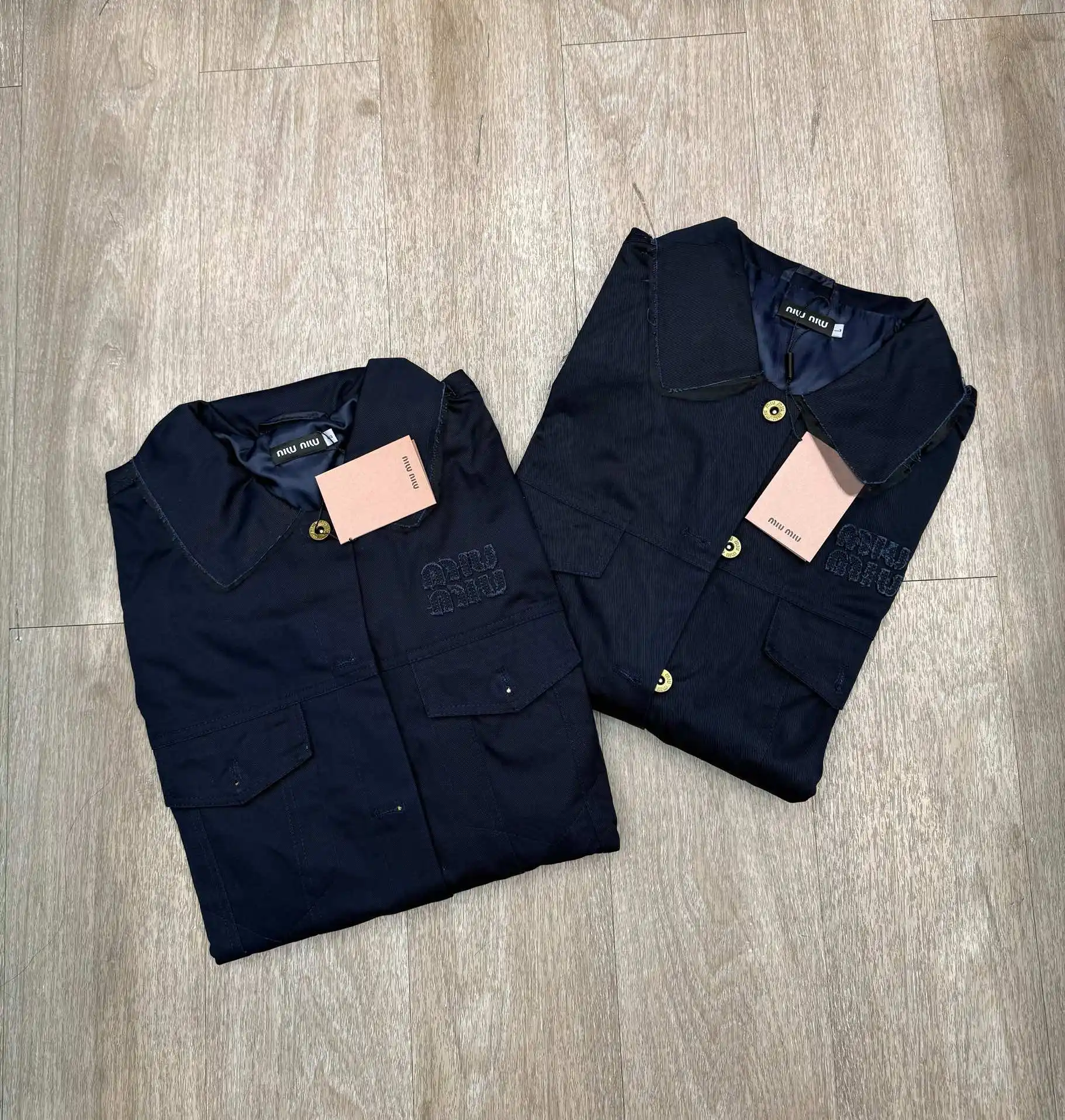 Logo Embroidered Wool-Blend Jacket D13916090 — view 2