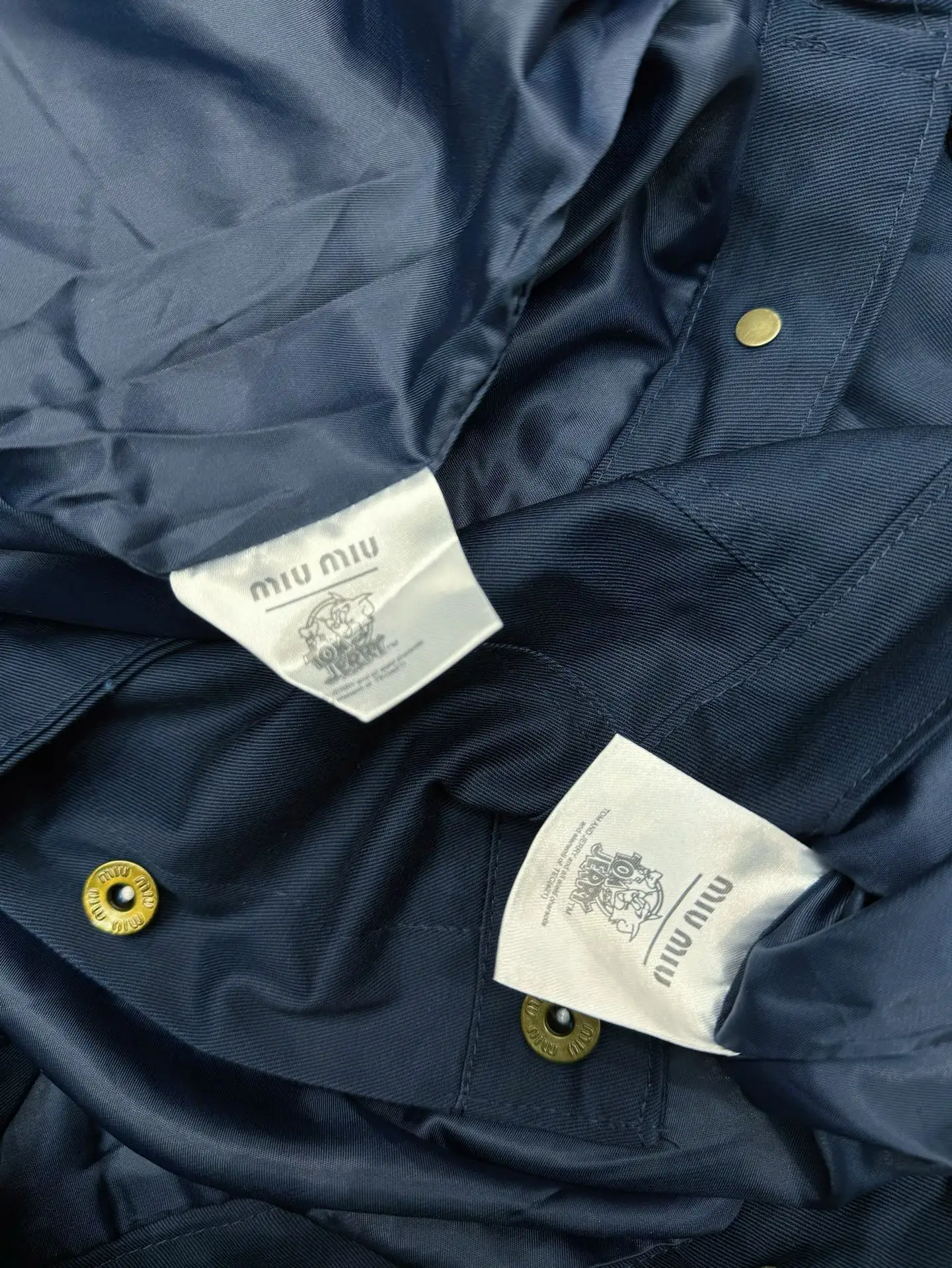 Logo Embroidered Wool-Blend Jacket D13916090 — view 4