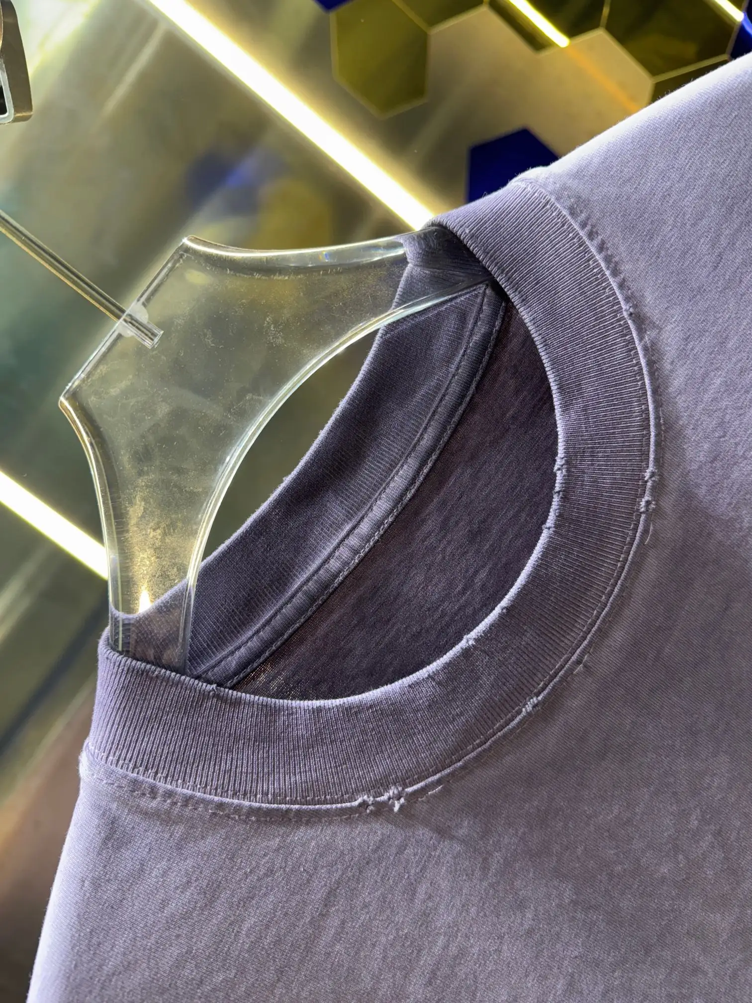 Logo-Print Distressed Washed Cotton T-Shirt D14013424 — view 3