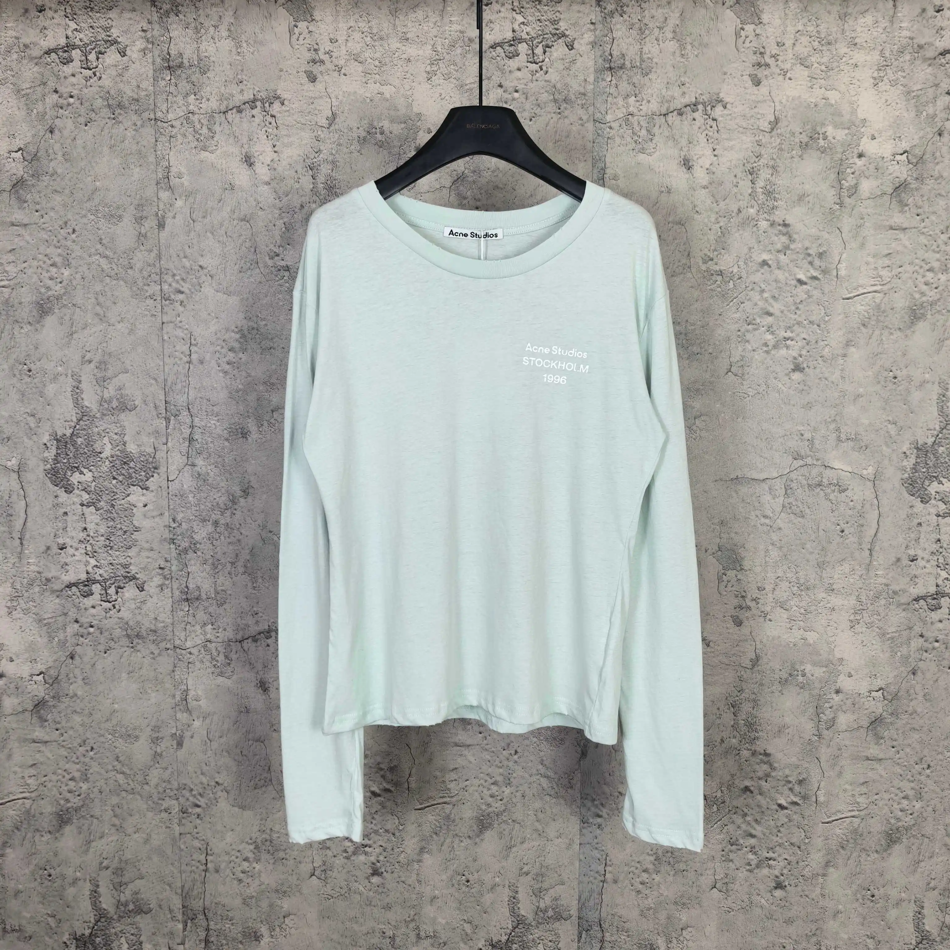 Logo-Print Long-Sleeved Cotton T-Shirt D14024558