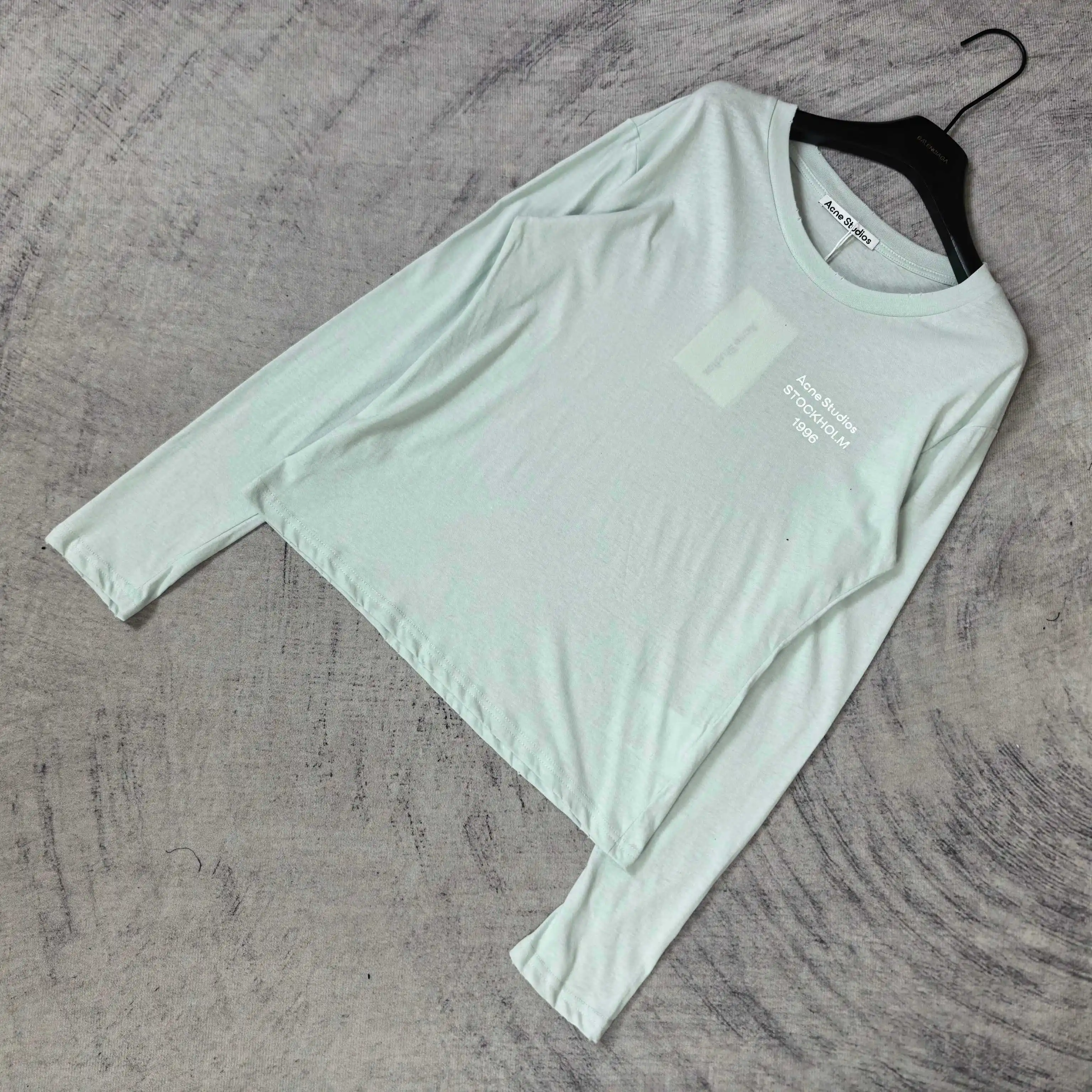 Logo-Print Long-Sleeved Cotton T-Shirt D14024558 — view 4