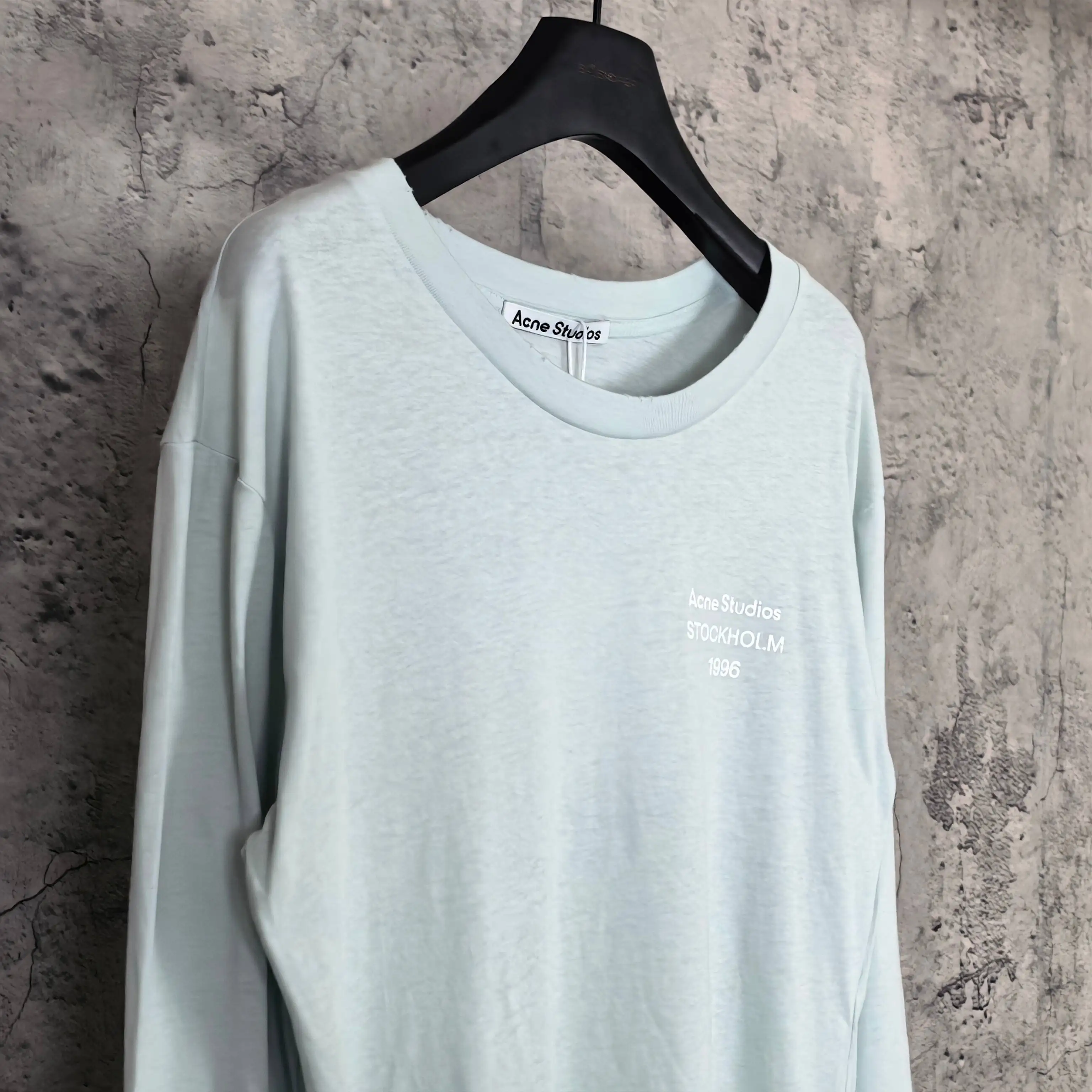 Logo-Print Long-Sleeved Cotton T-Shirt D14024558 — view 7