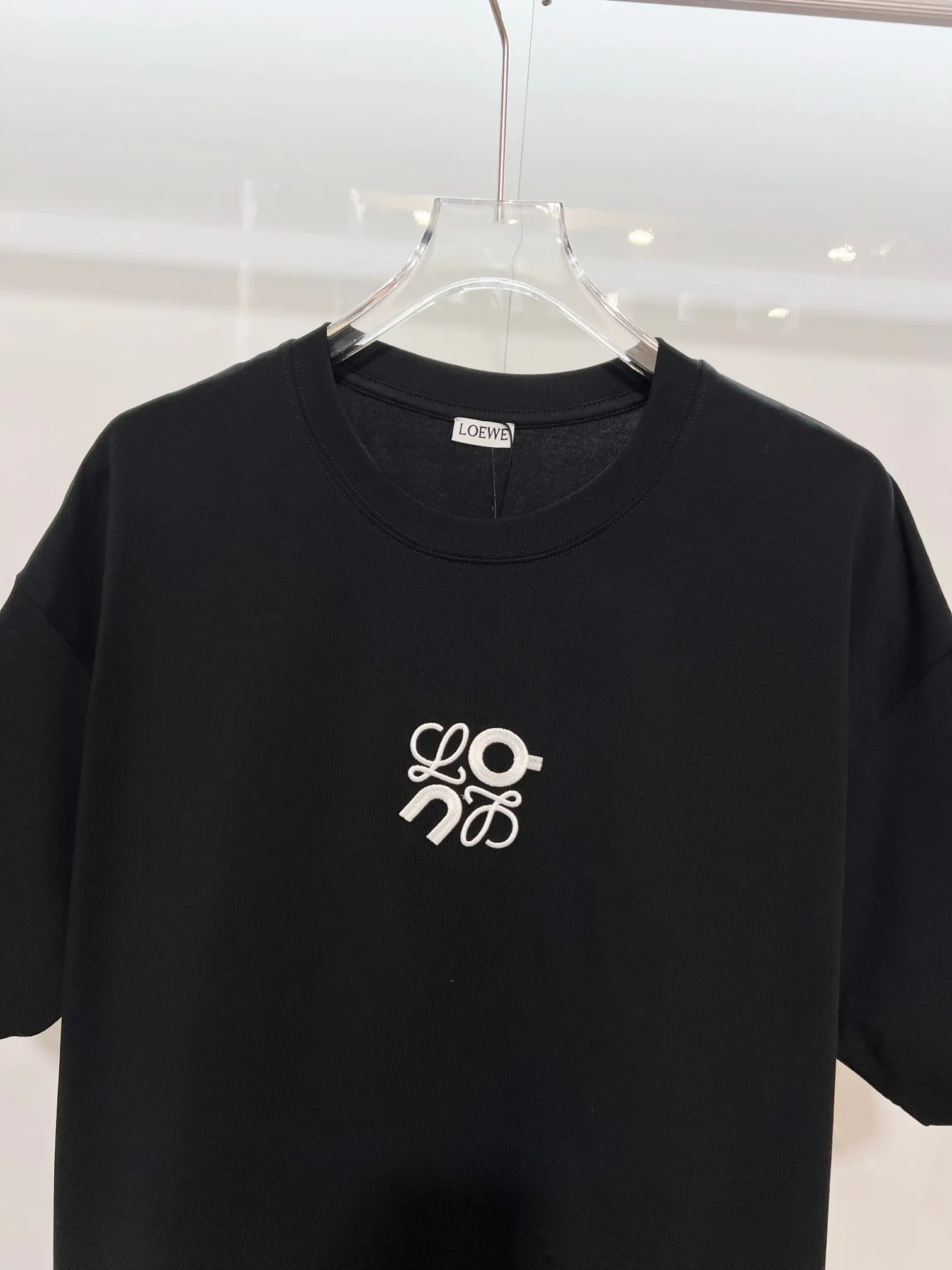 Loewe x On Embroidered Cotton T-Shirt D14013454 — view 3