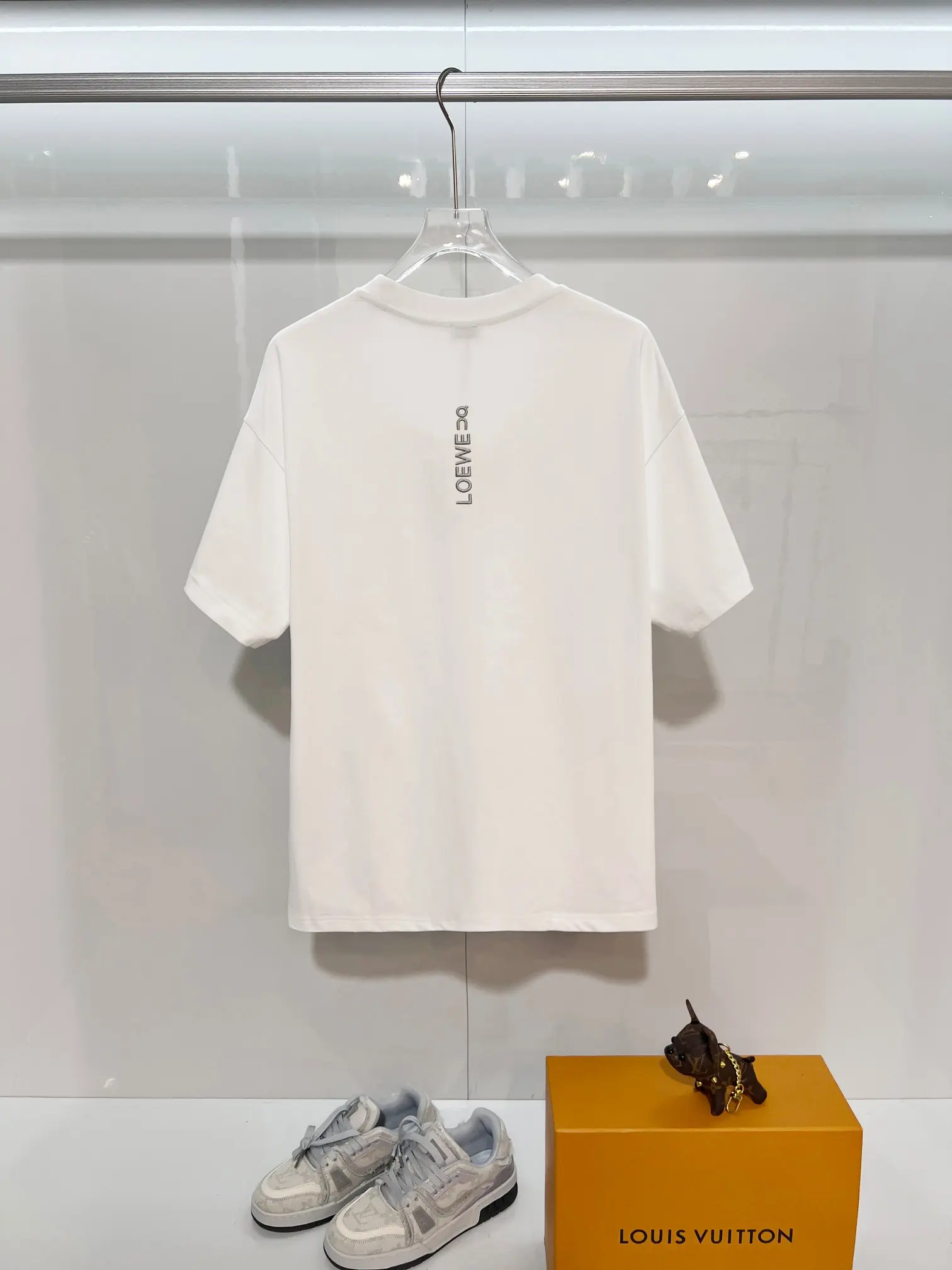 Loewe x On Embroidered Cotton T-Shirt D14013453 — view 2