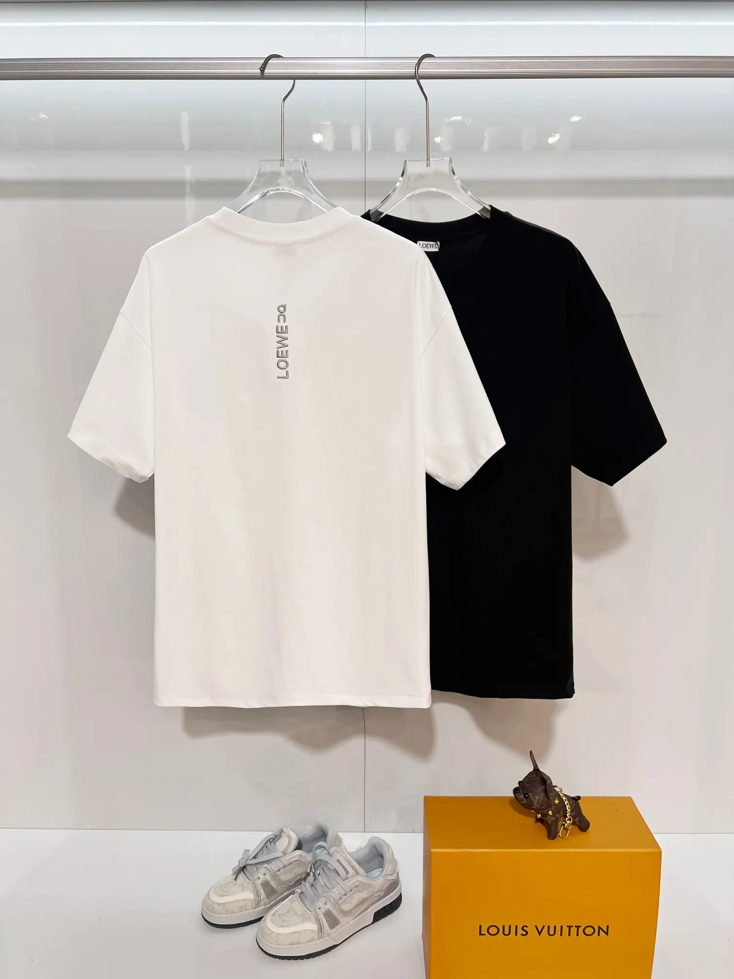 Loewe x On Embroidered Cotton T-Shirt D14013453 — view 12